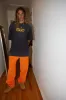 corduroy carpenter pant - orange sold by DREW