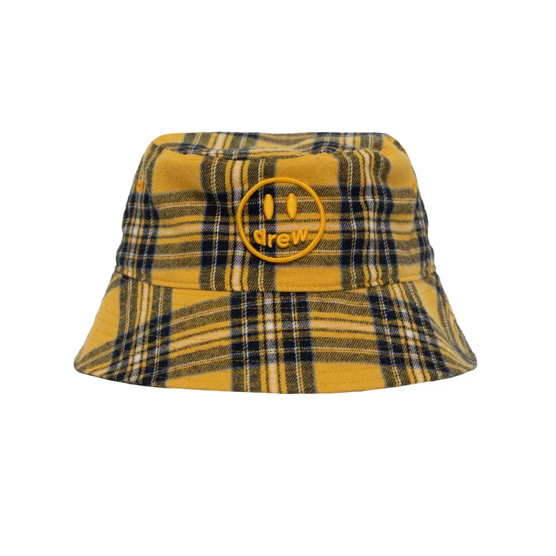 mascot flannel bucket hat - core plaid sold by DREW