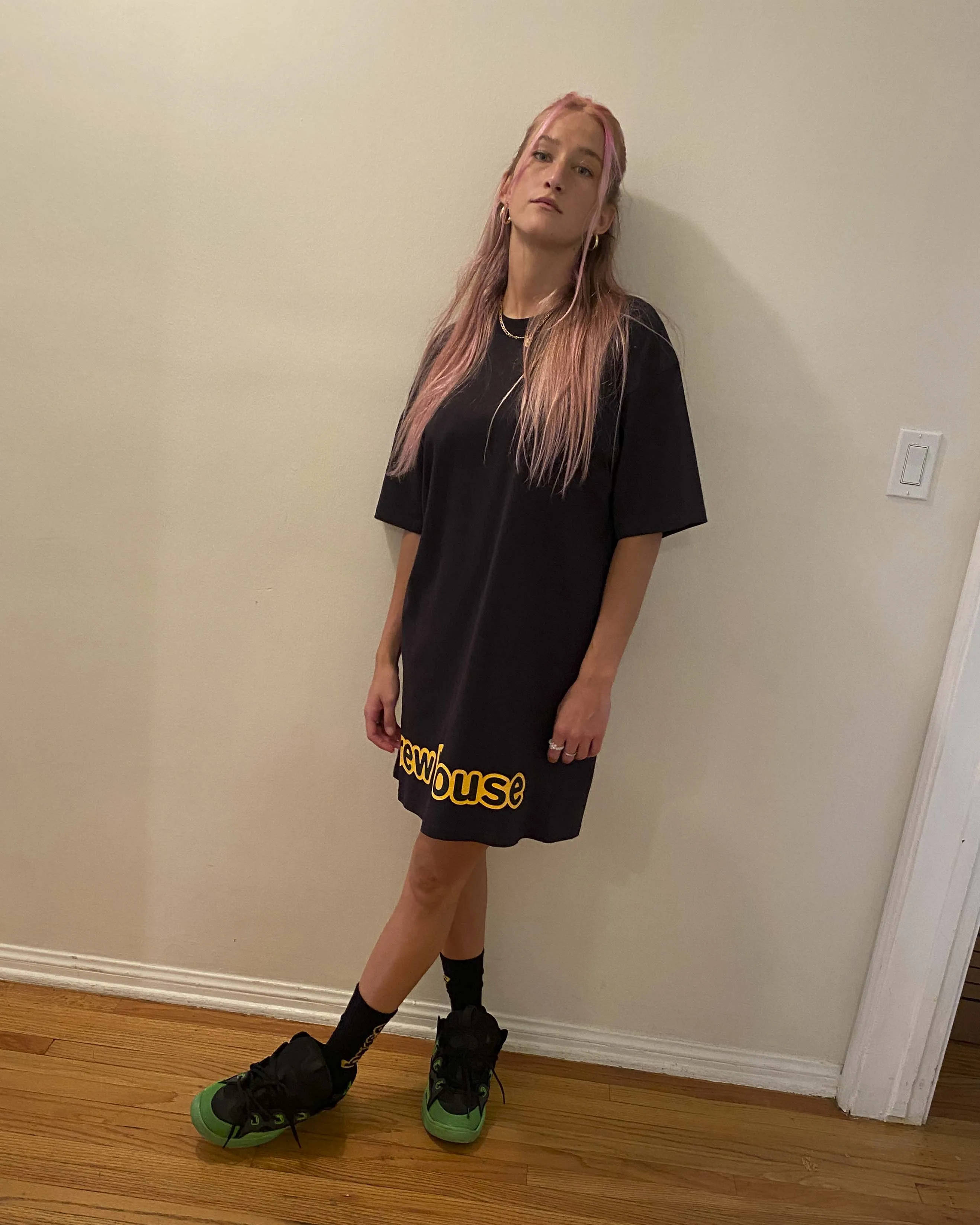 drew house tall ss tee - black sold by DREW product image thumbnail 3