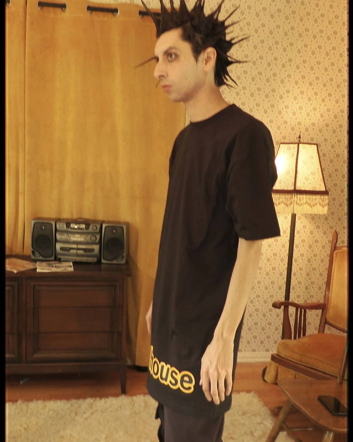 drew house tall ss tee - black sold by DREW product image thumbnail 4
