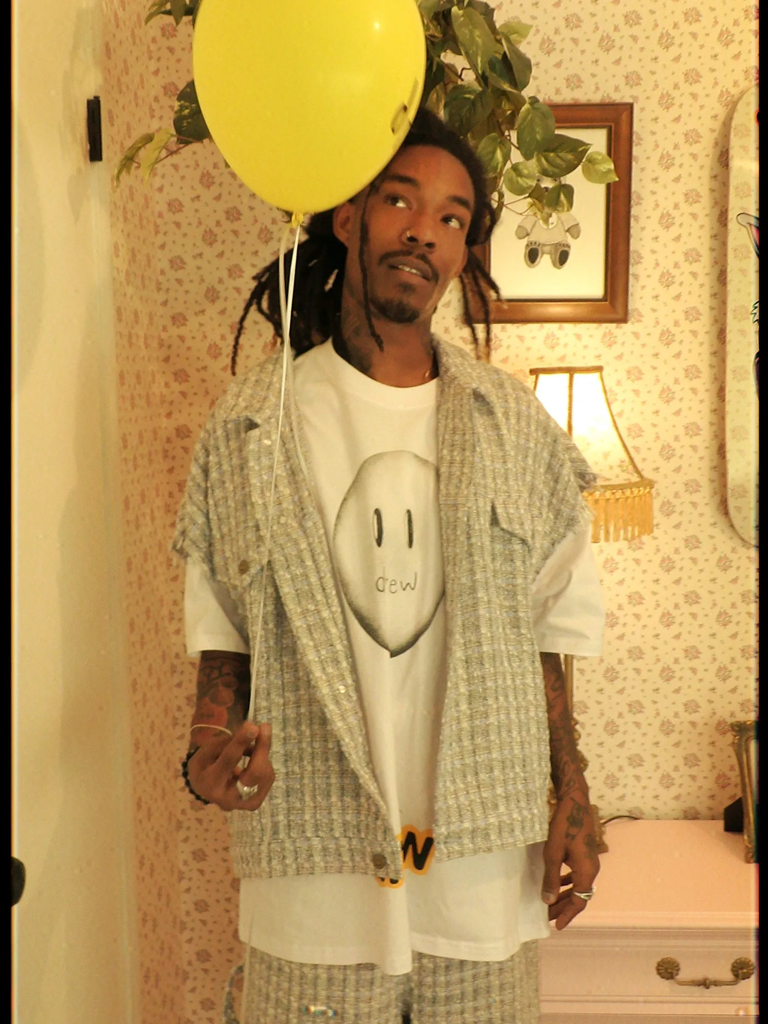 real joy ss tee - white sold by DREW product image thumbnail 4