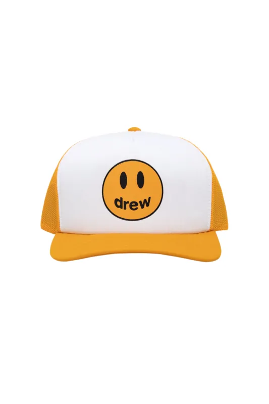 mascot trucker hat - white made by DREW