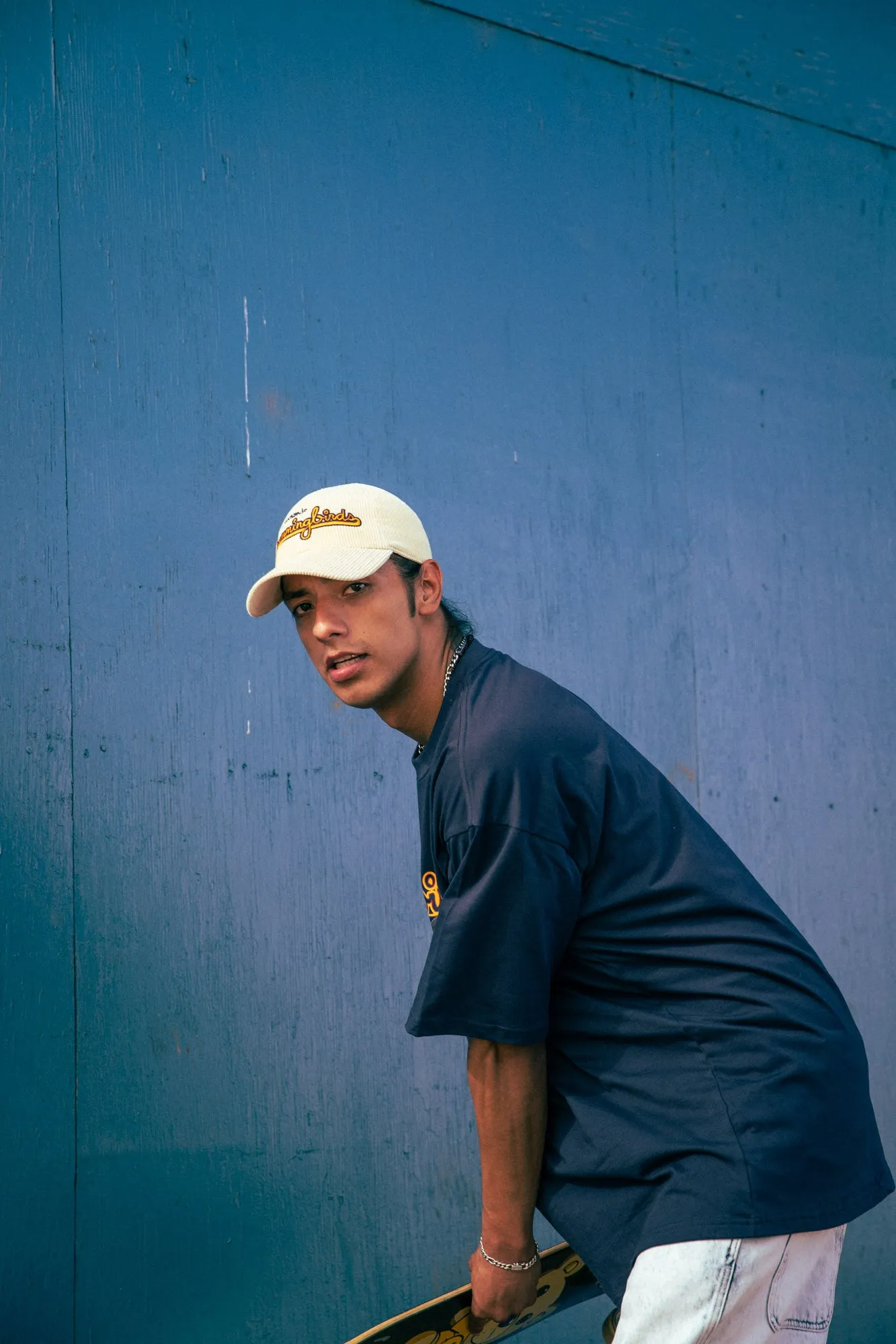 hummingbirds ss tee - navy sold by DREW product image thumbnail 4