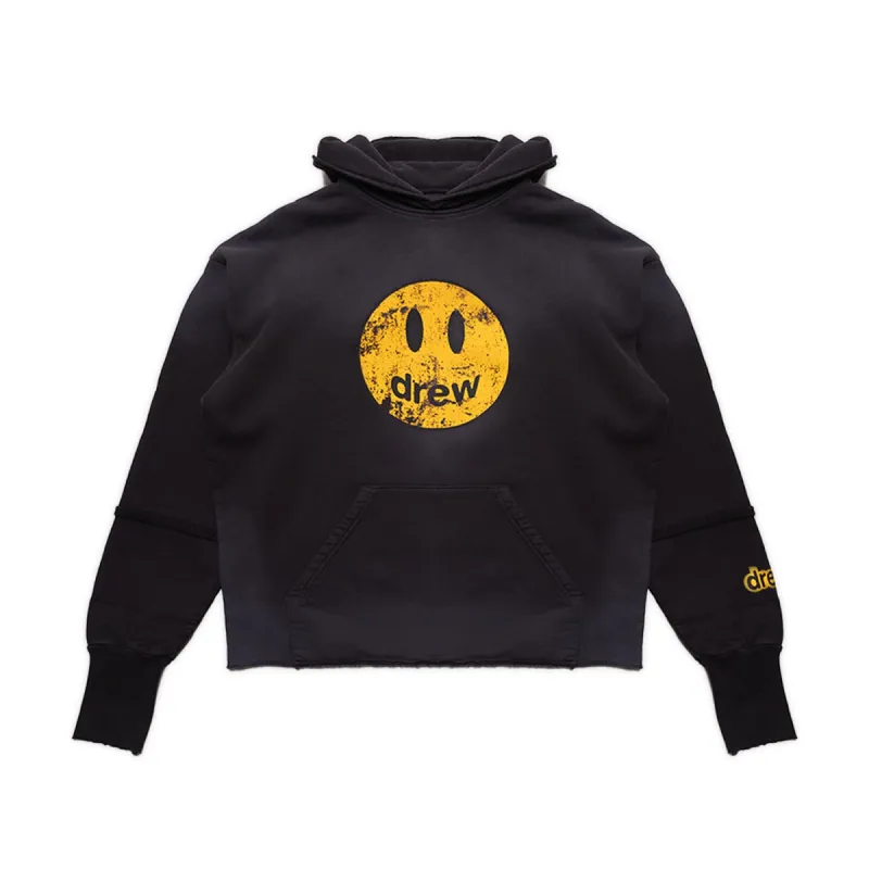 mascot deconstructed hoodie - faded black sold by DREW