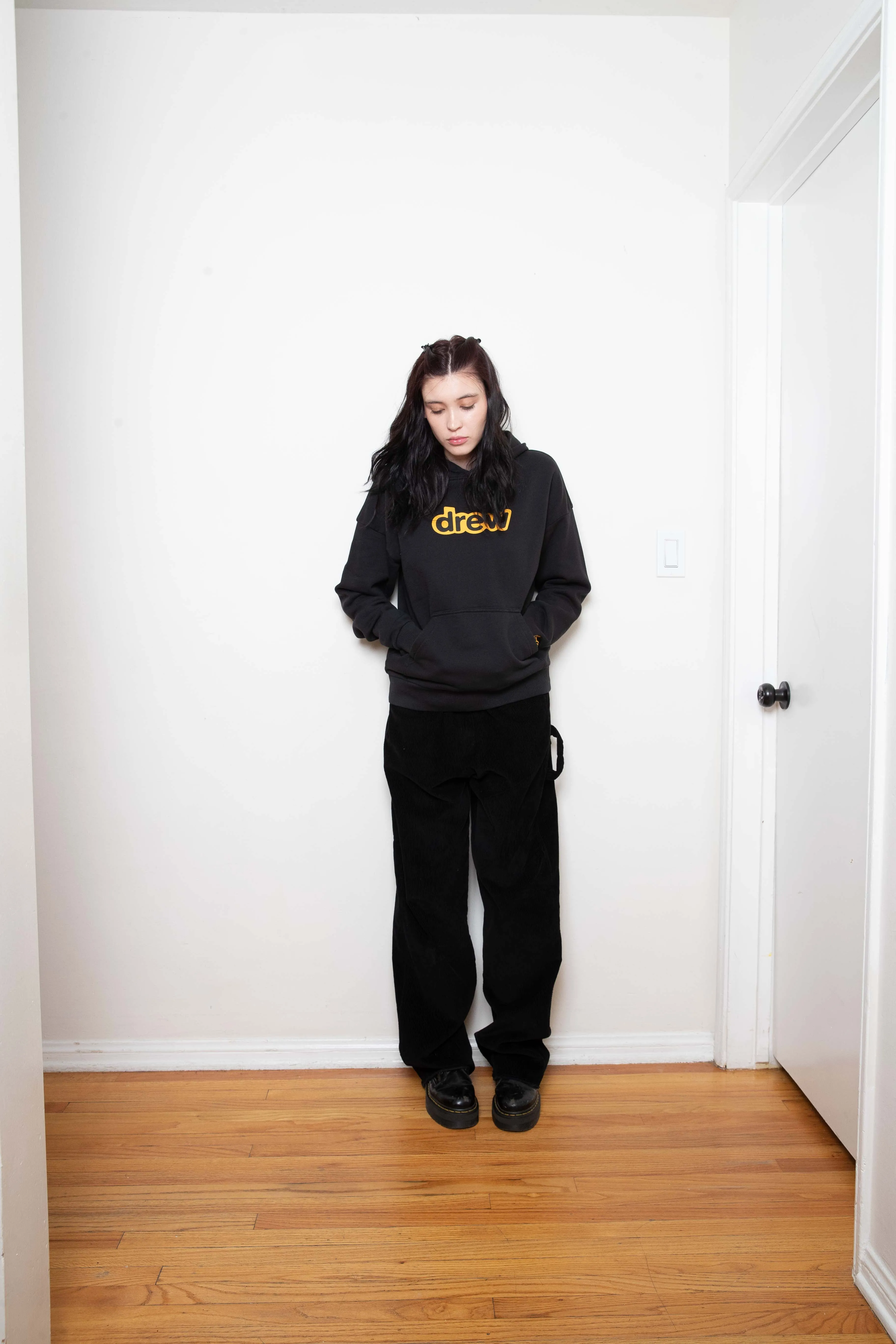 secret hoodie - black sold by DREW product image thumbnail 4