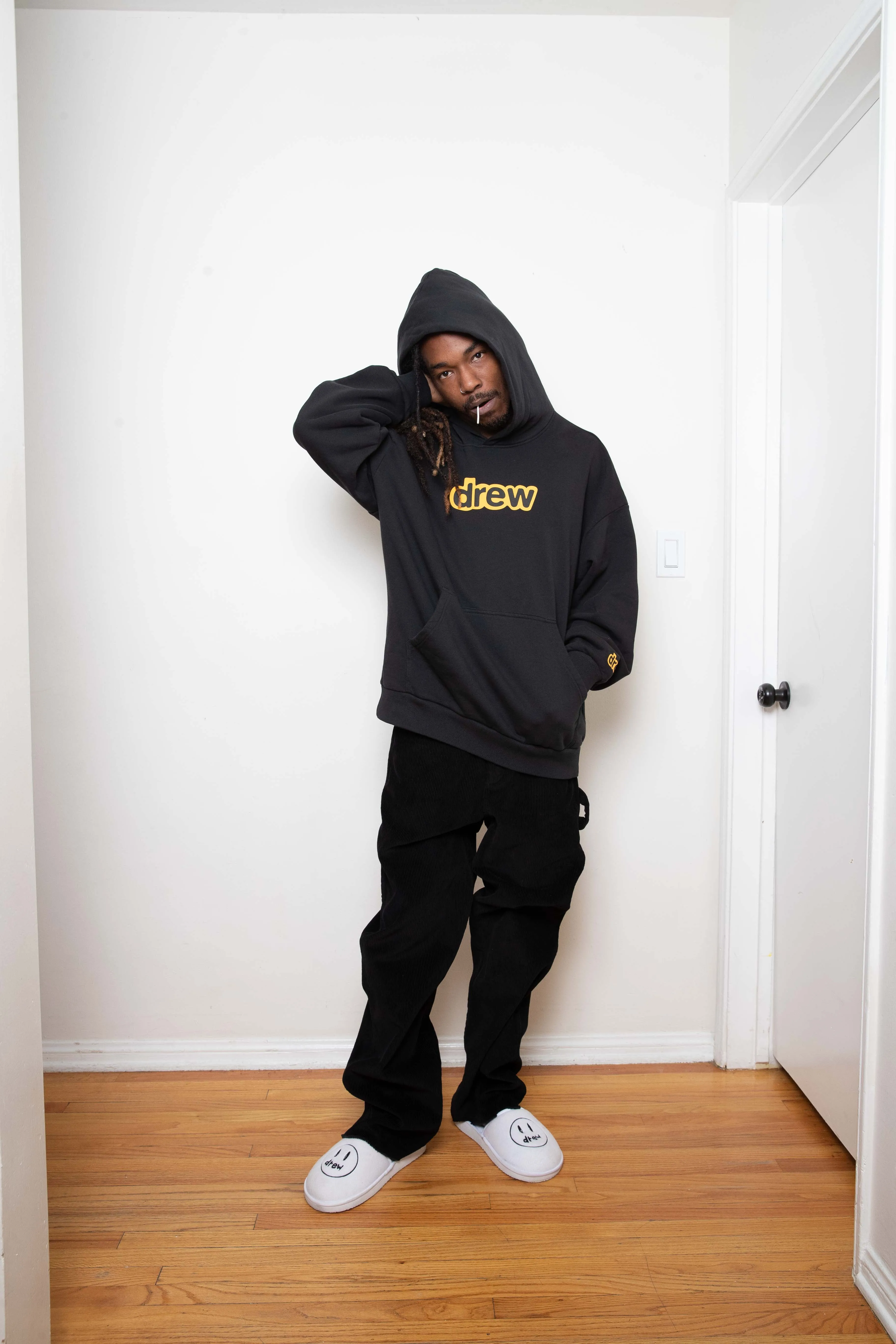 secret hoodie - black sold by DREW product image thumbnail 2