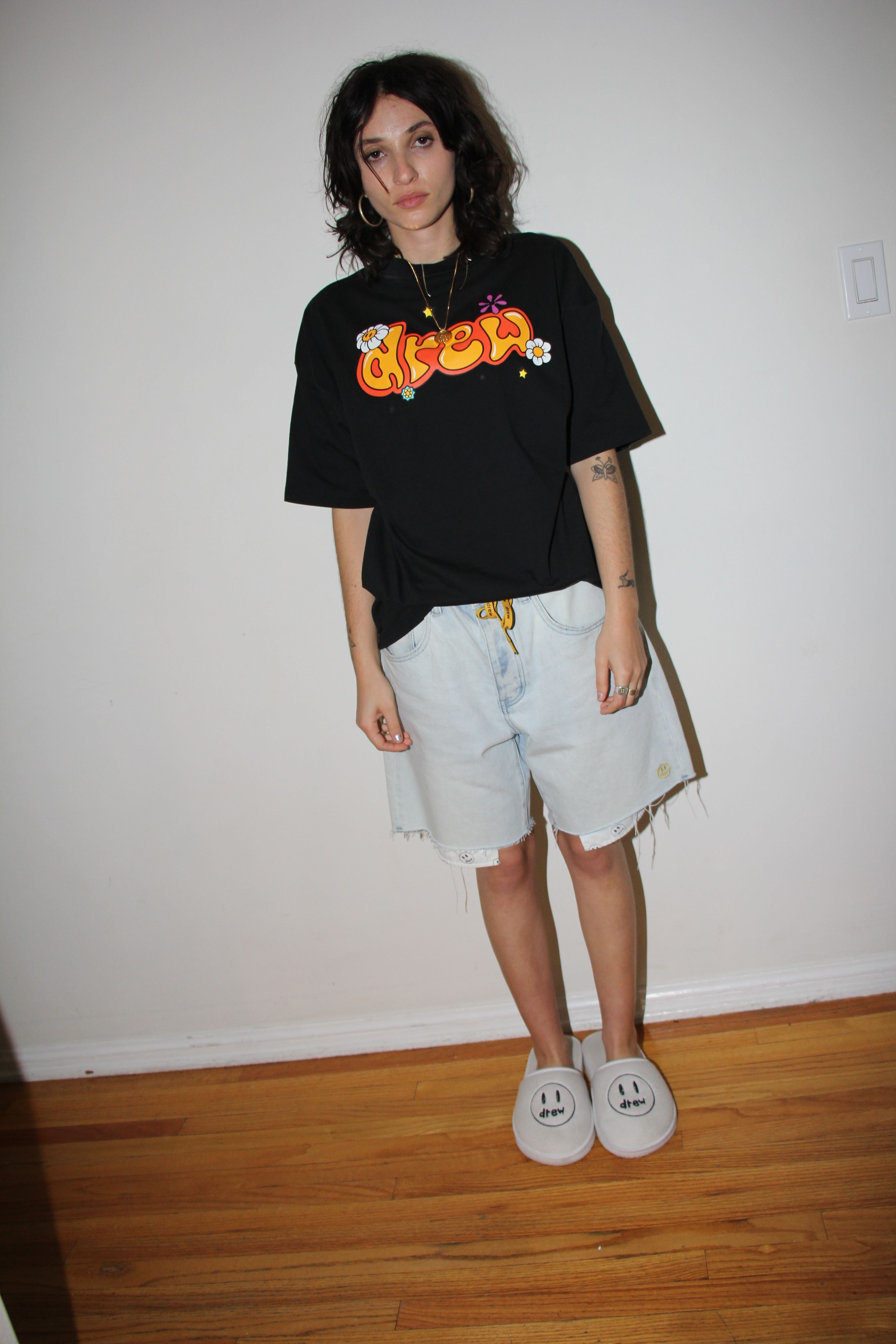 droovy ss tee - black sold by DREW product image thumbnail 5