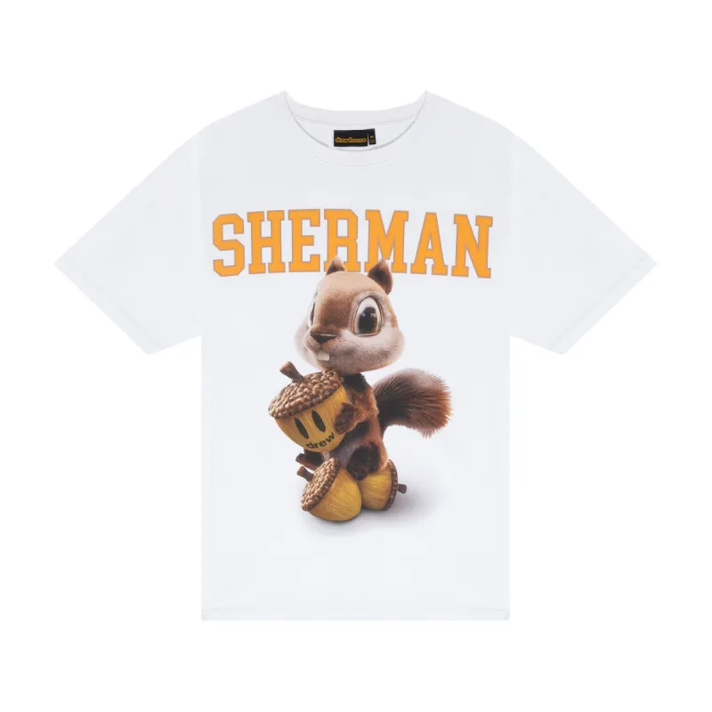 3d sherman ss tee - white sold by DREW