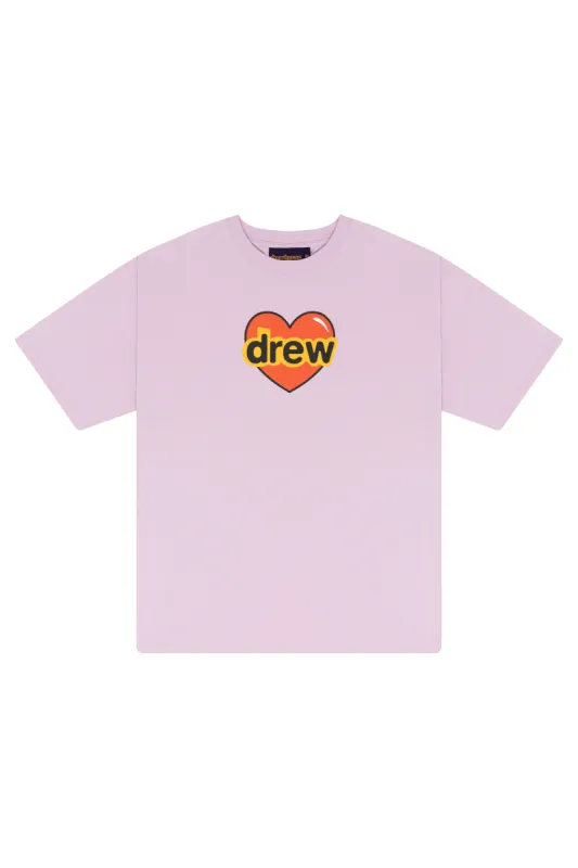 i love drew ss tee - lilac made by DREW