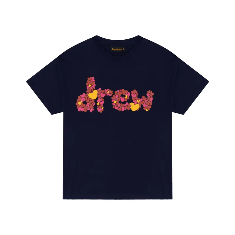 love, drew ss tee - dark navy made by DREW