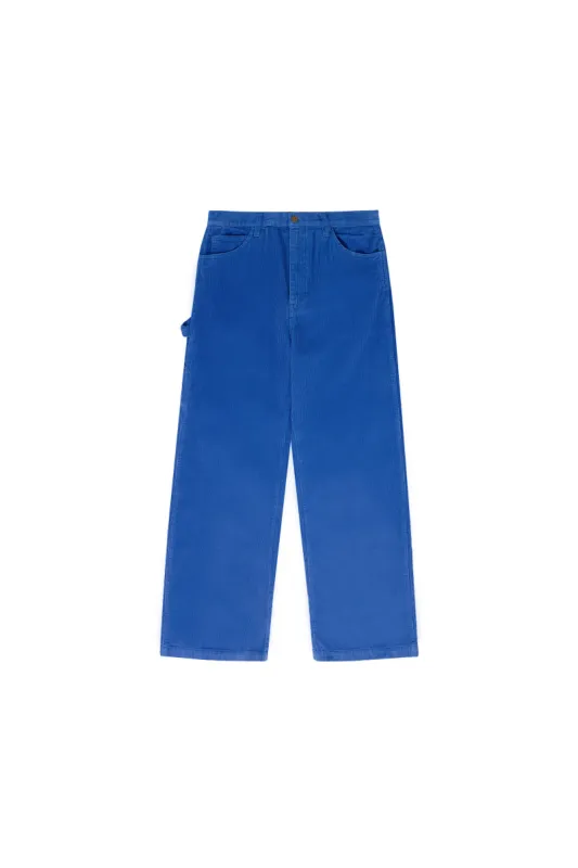 corduroy carpenter pant - royal blue sold by DREW