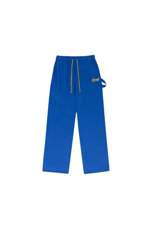 scribble carpenter sweatpant - royal blue made by DREW