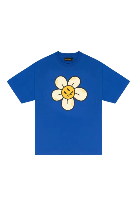 daisy ss tee - royal blue sold by DREW