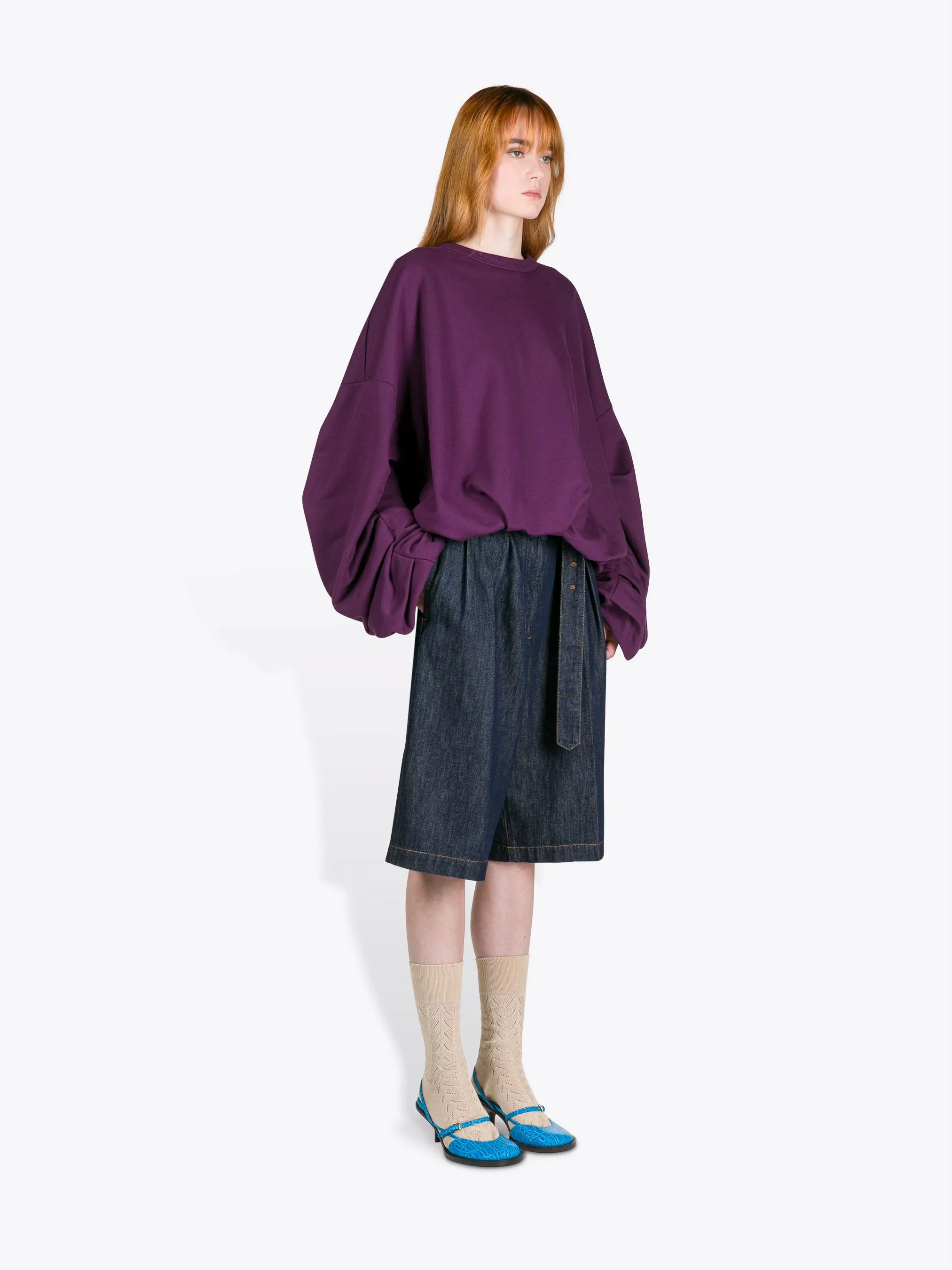 Draped sweatshirt sold by Dries Van Noten product image thumbnail 3