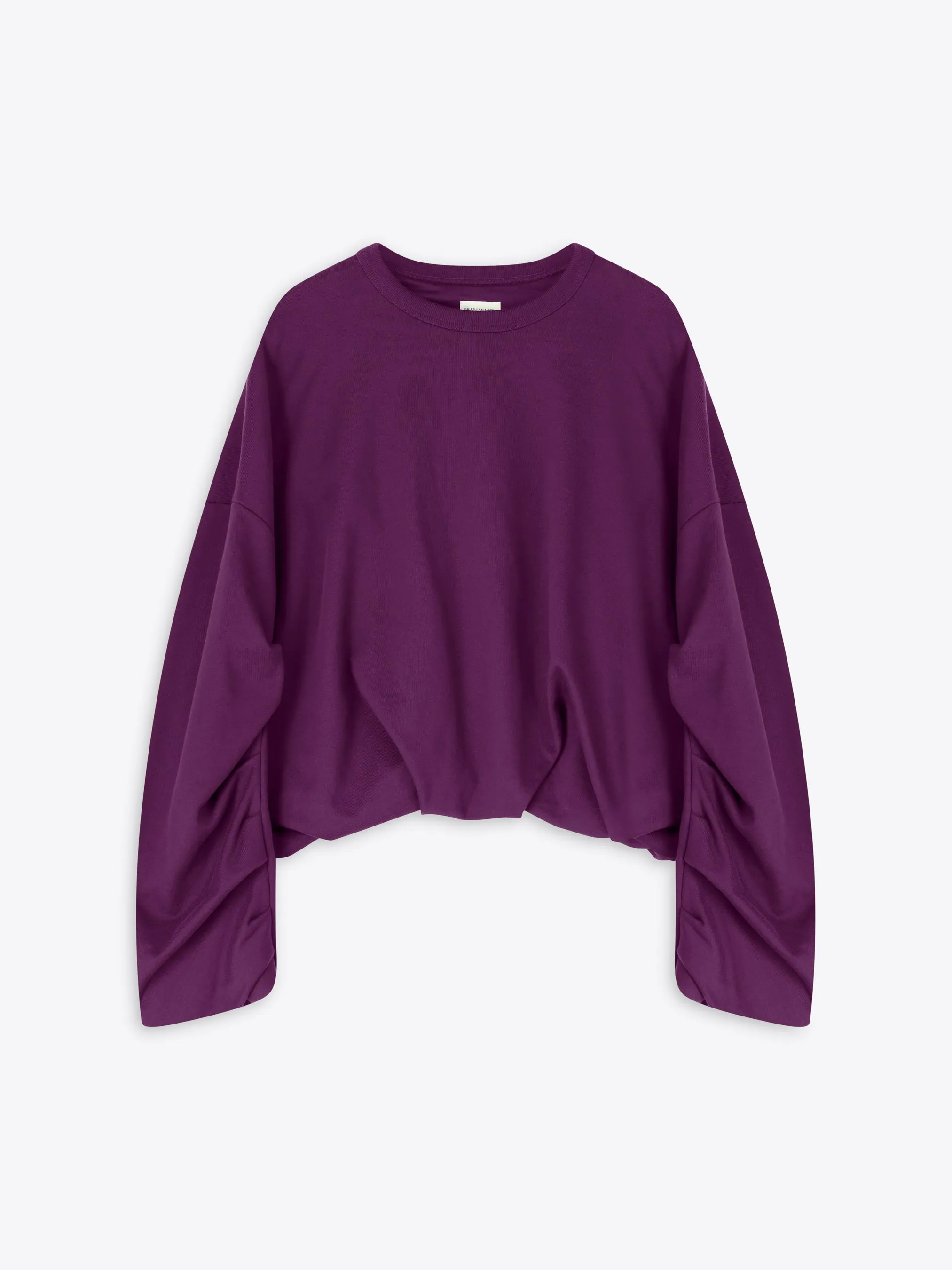Draped sweatshirt sold by Dries Van Noten