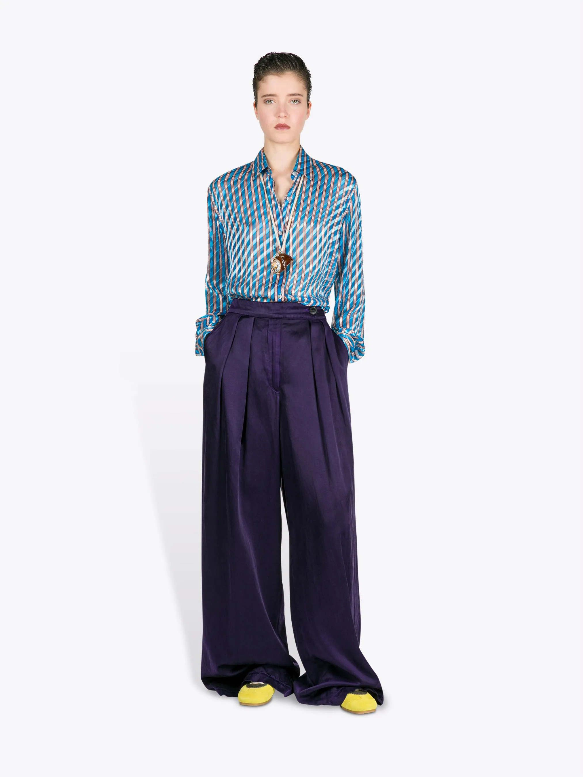 Wide pleated pants sold by Dries Van Noten product image thumbnail 2