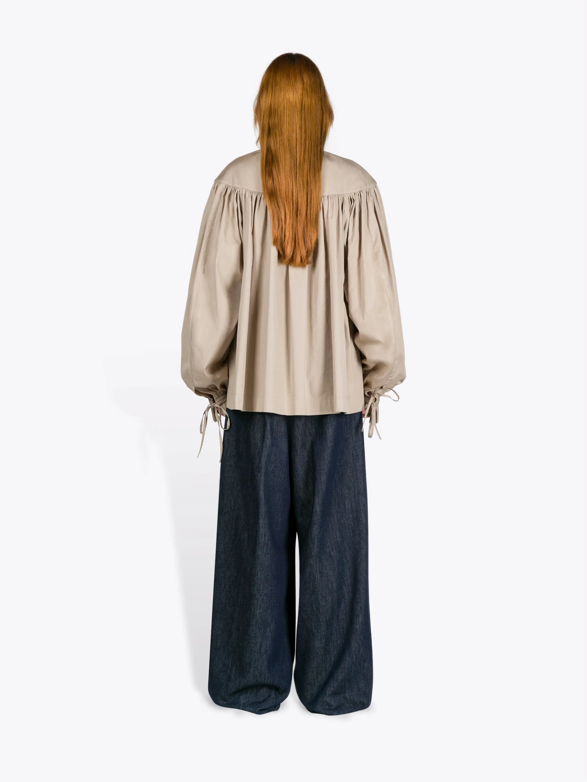 Ruffled cotton shirt sold by Dries Van Noten product image thumbnail 4