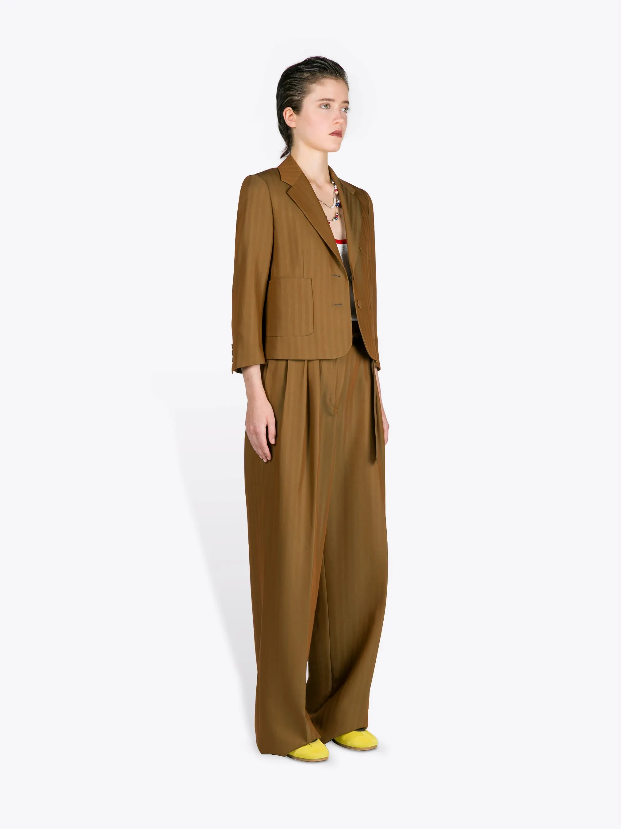 Cropped blazer sold by Dries Van Noten product image thumbnail 3