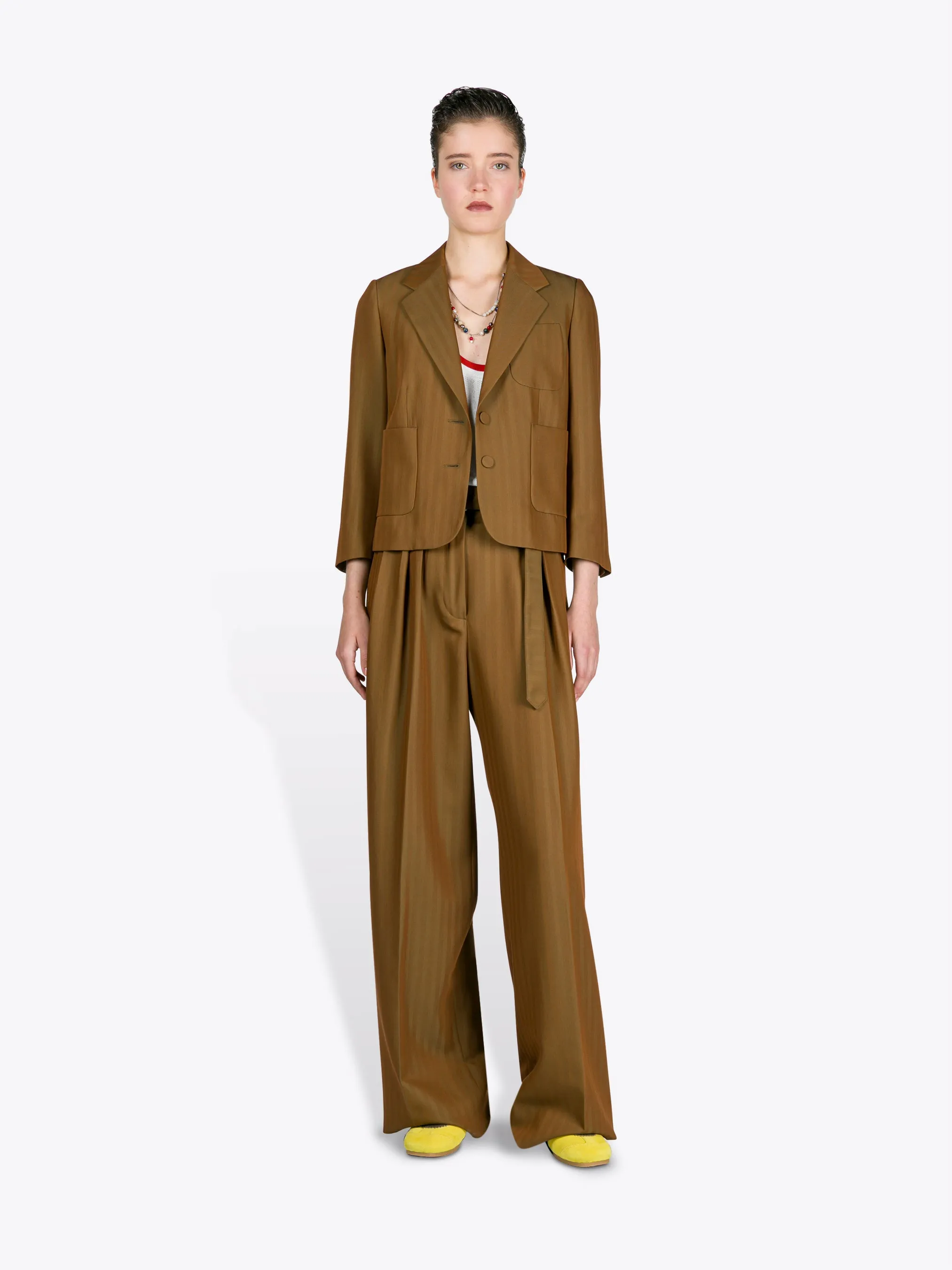 Cropped blazer sold by Dries Van Noten product image thumbnail 2