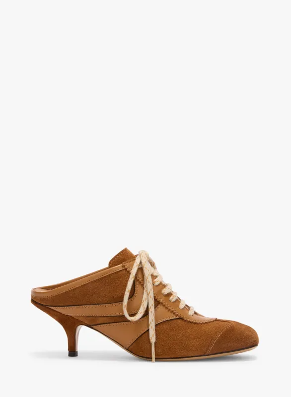 Heeled suede sneakers made by Dries Van Noten