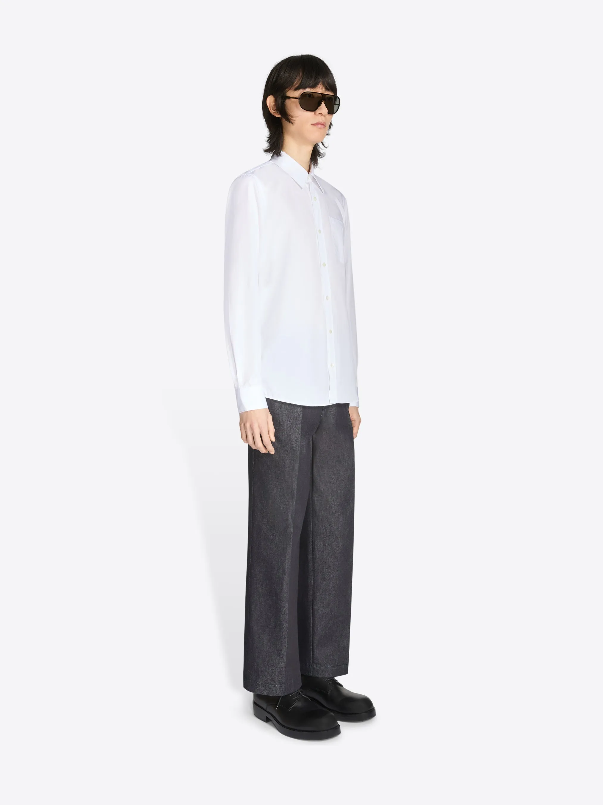 Fitted cotton shirt sold by Dries Van Noten product image thumbnail 3