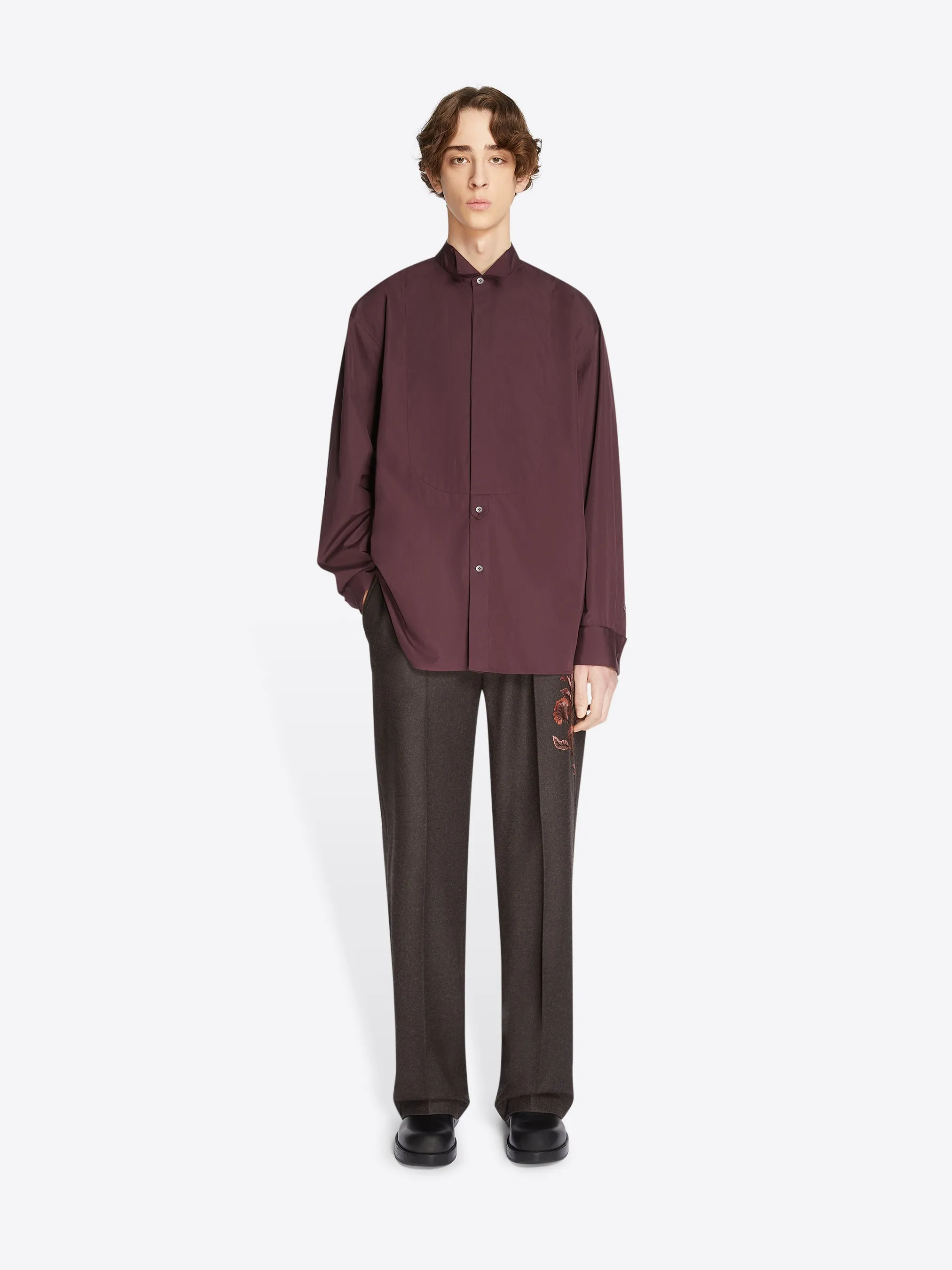 Oversized tuxedo shirt sold by Dries Van Noten product image thumbnail 2