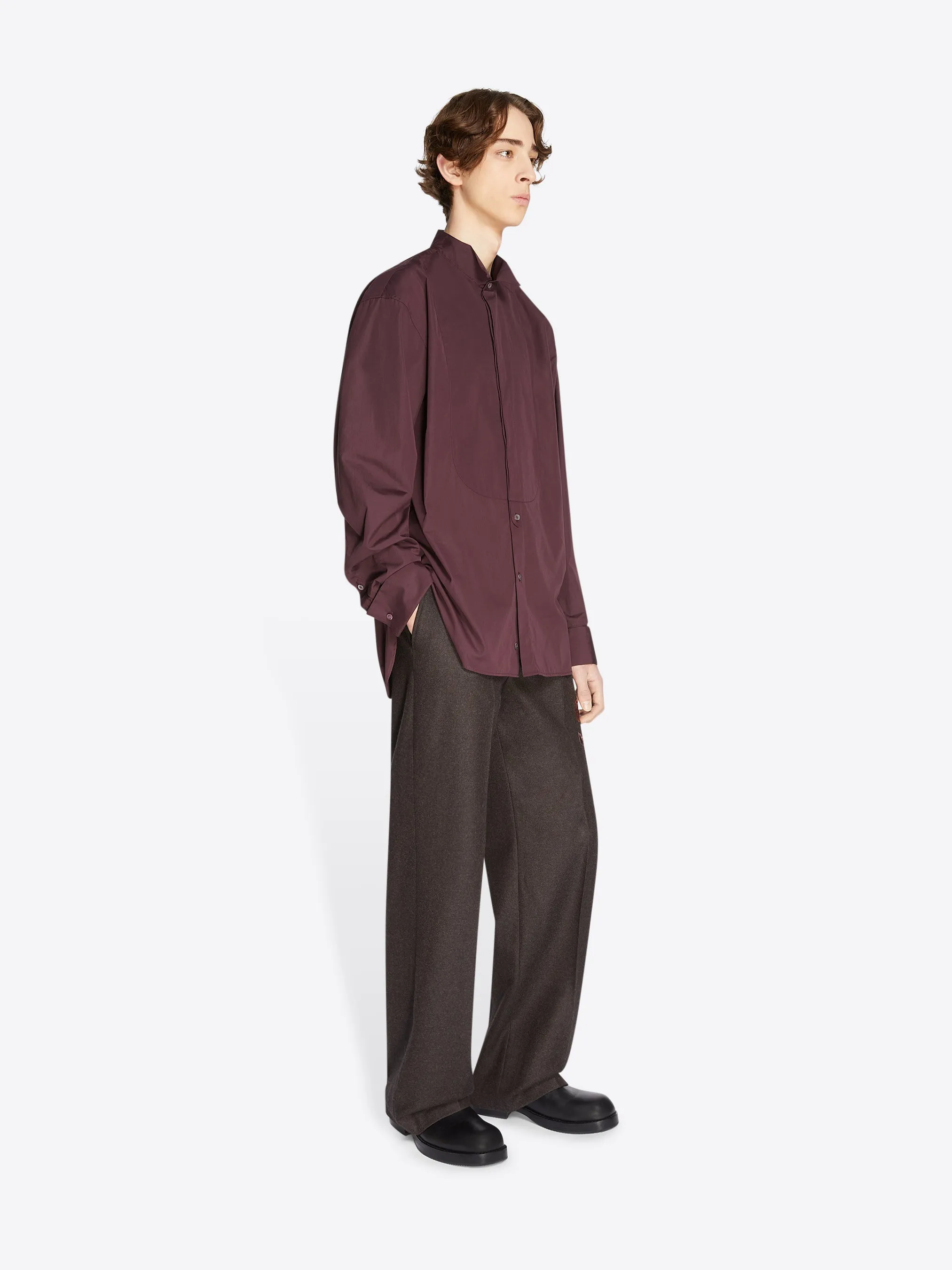 Oversized tuxedo shirt sold by Dries Van Noten product image thumbnail 3