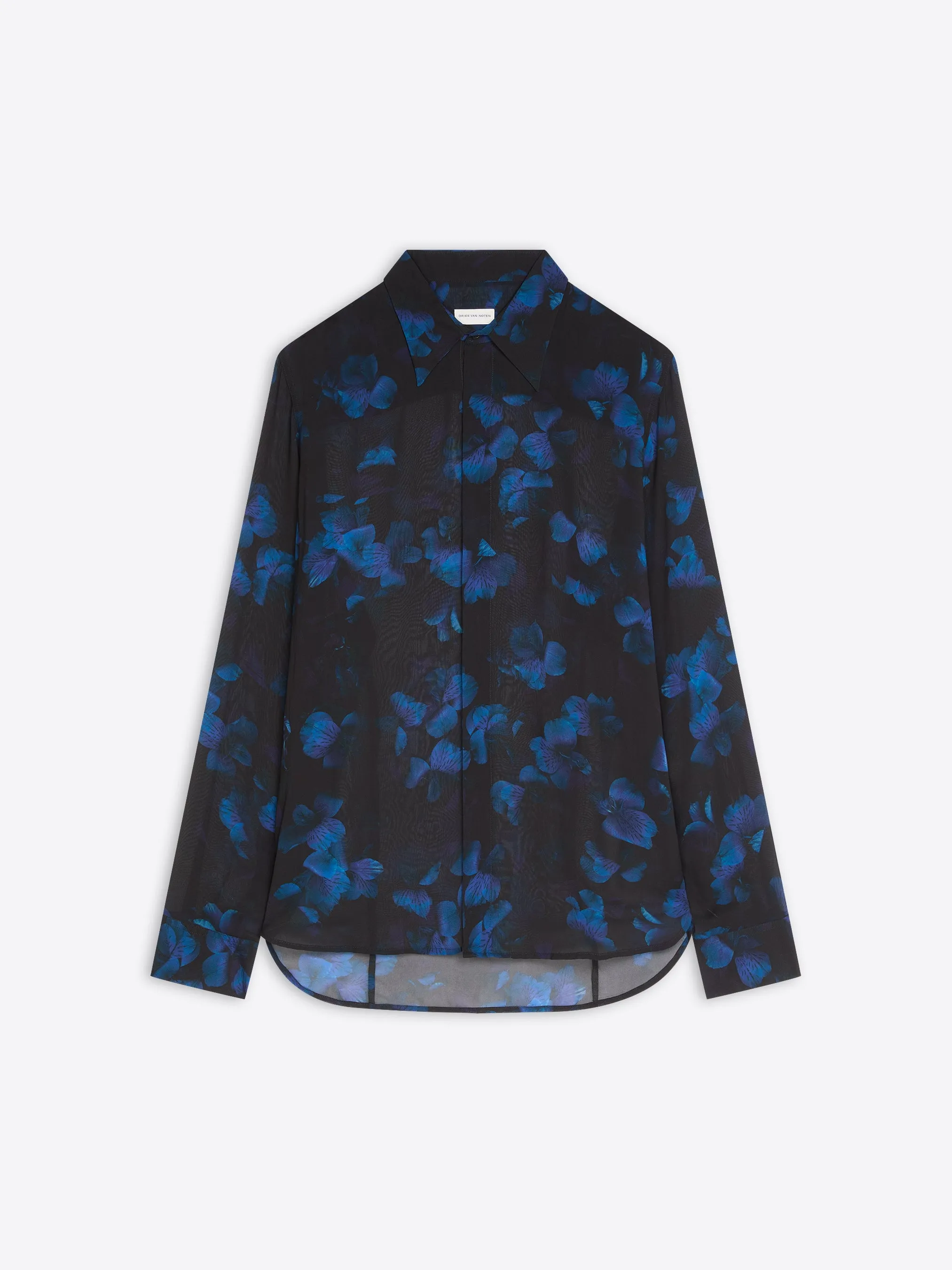 Sheer viscose shirt sold by Dries Van Noten product image thumbnail 5