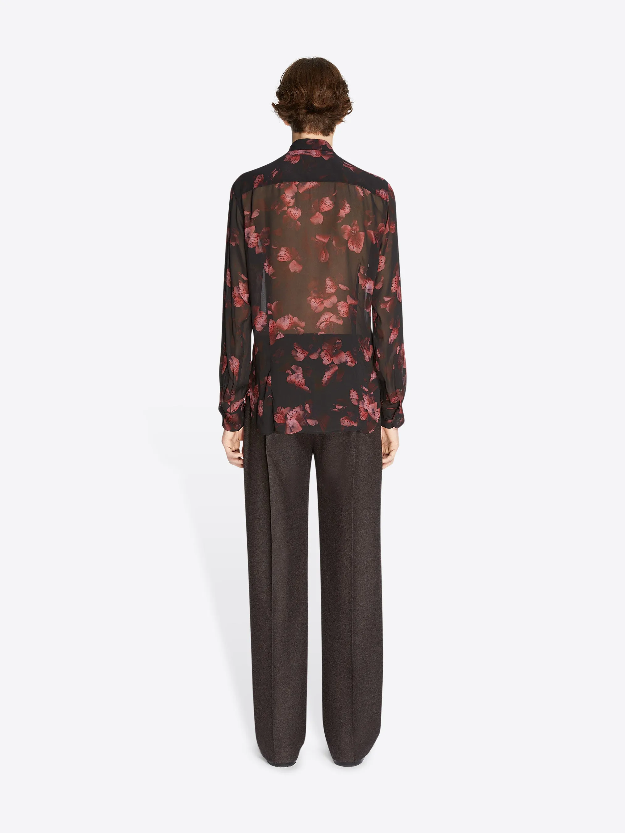 Sheer viscose shirt sold by Dries Van Noten product image thumbnail 4