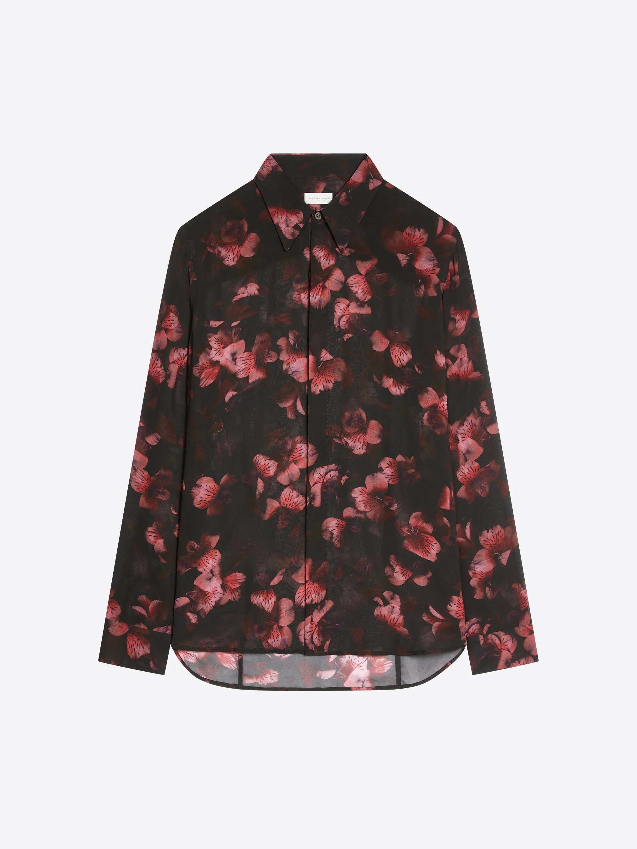 Sheer viscose shirt sold by Dries Van Noten