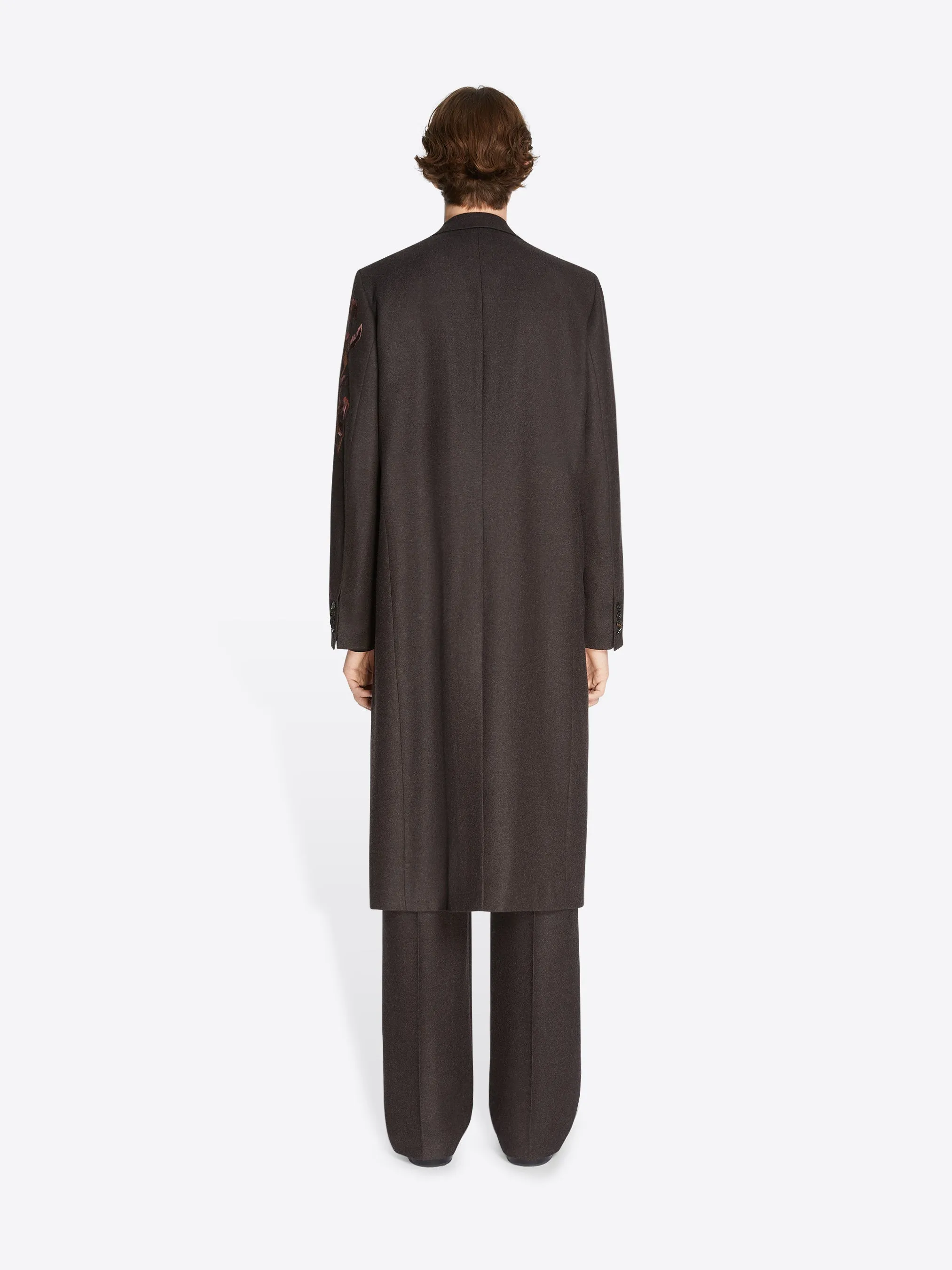 Embroidered wool coat sold by Dries Van Noten product image thumbnail 4