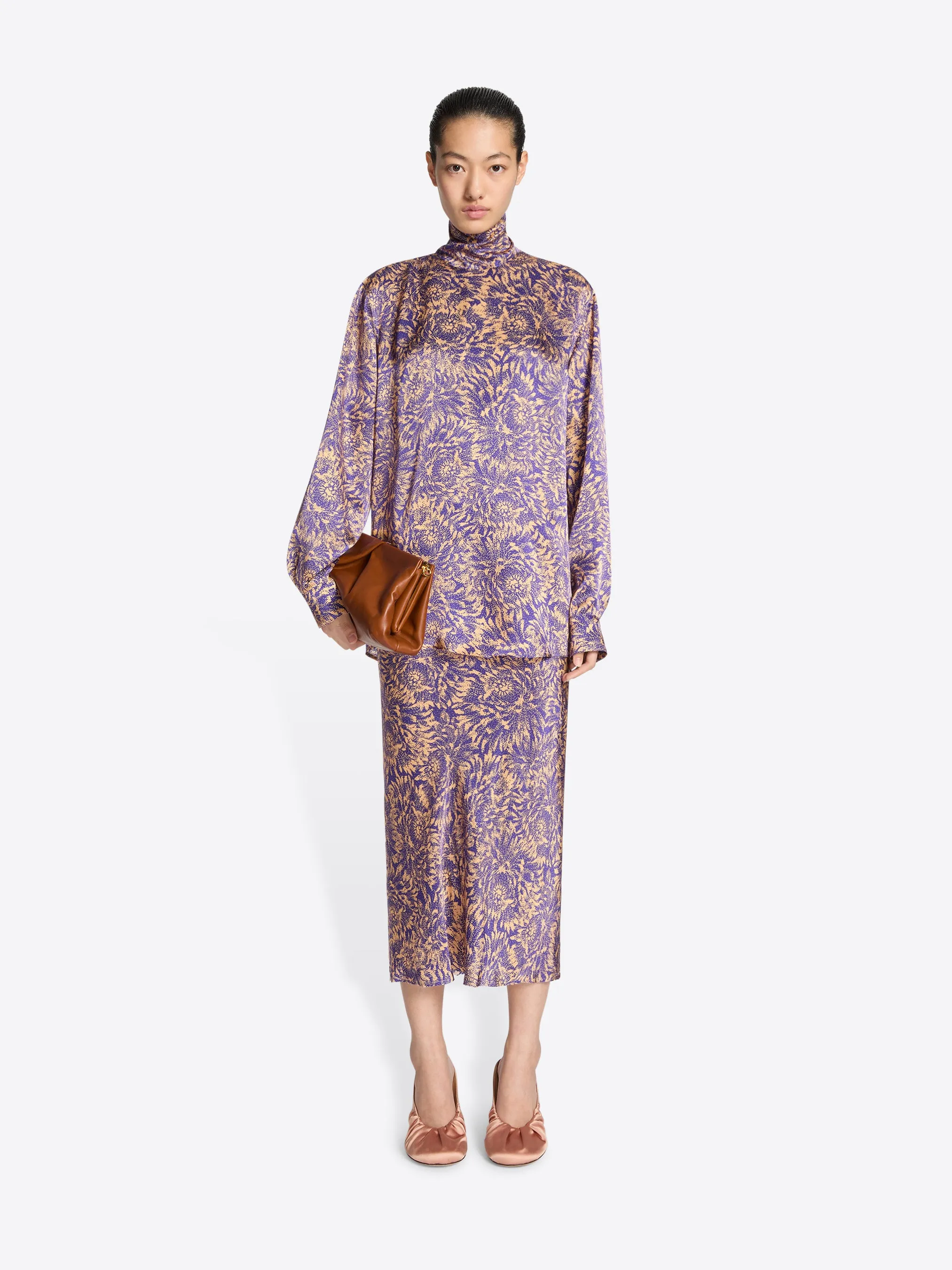 Printed silk shirt sold by Dries Van Noten product image thumbnail 2