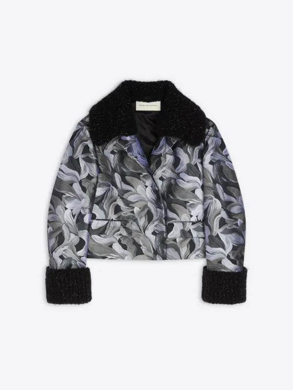 Jacquard bomber jacket sold by Dries Van Noten