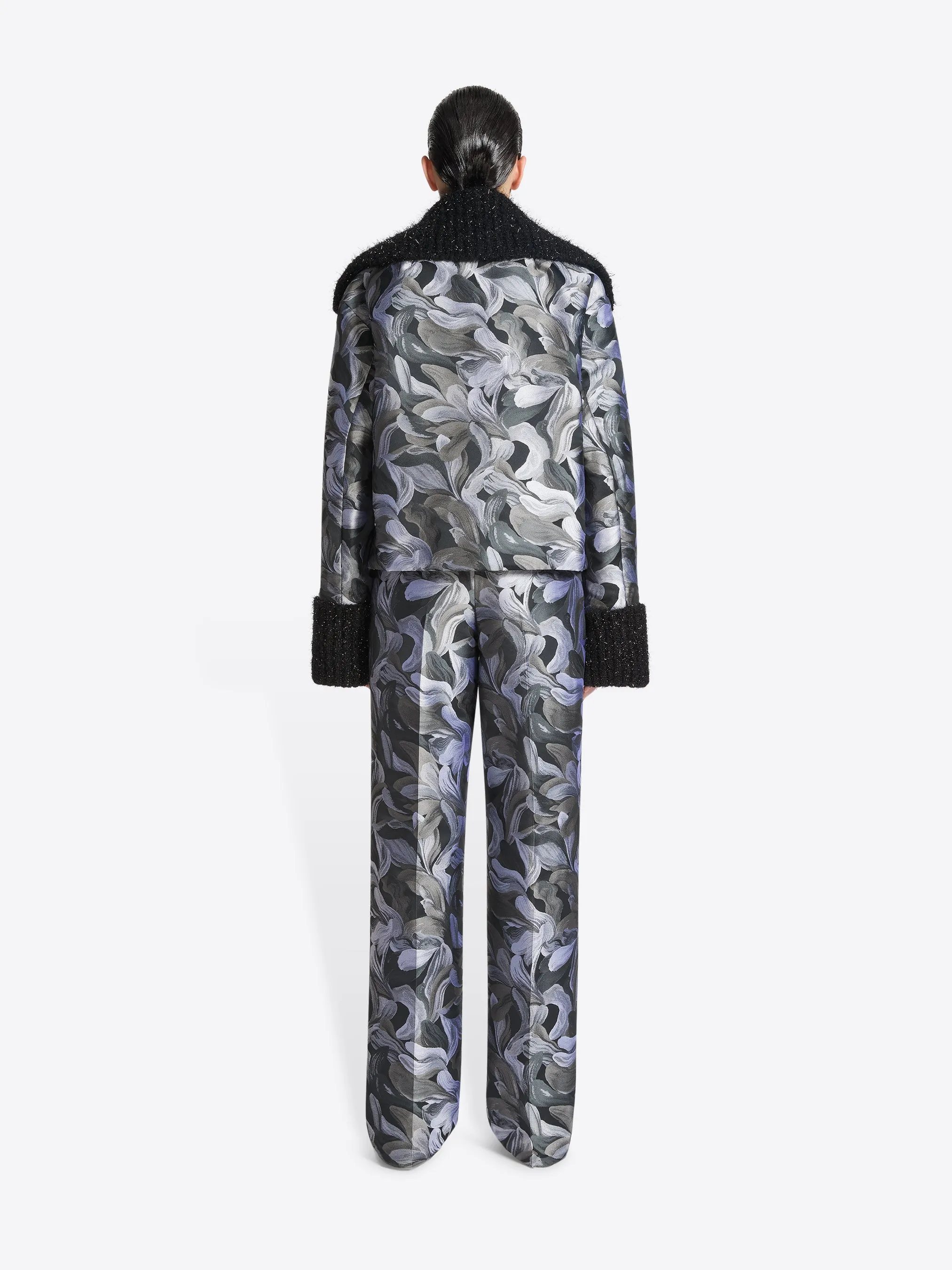Jacquard bomber jacket sold by Dries Van Noten product image thumbnail 4