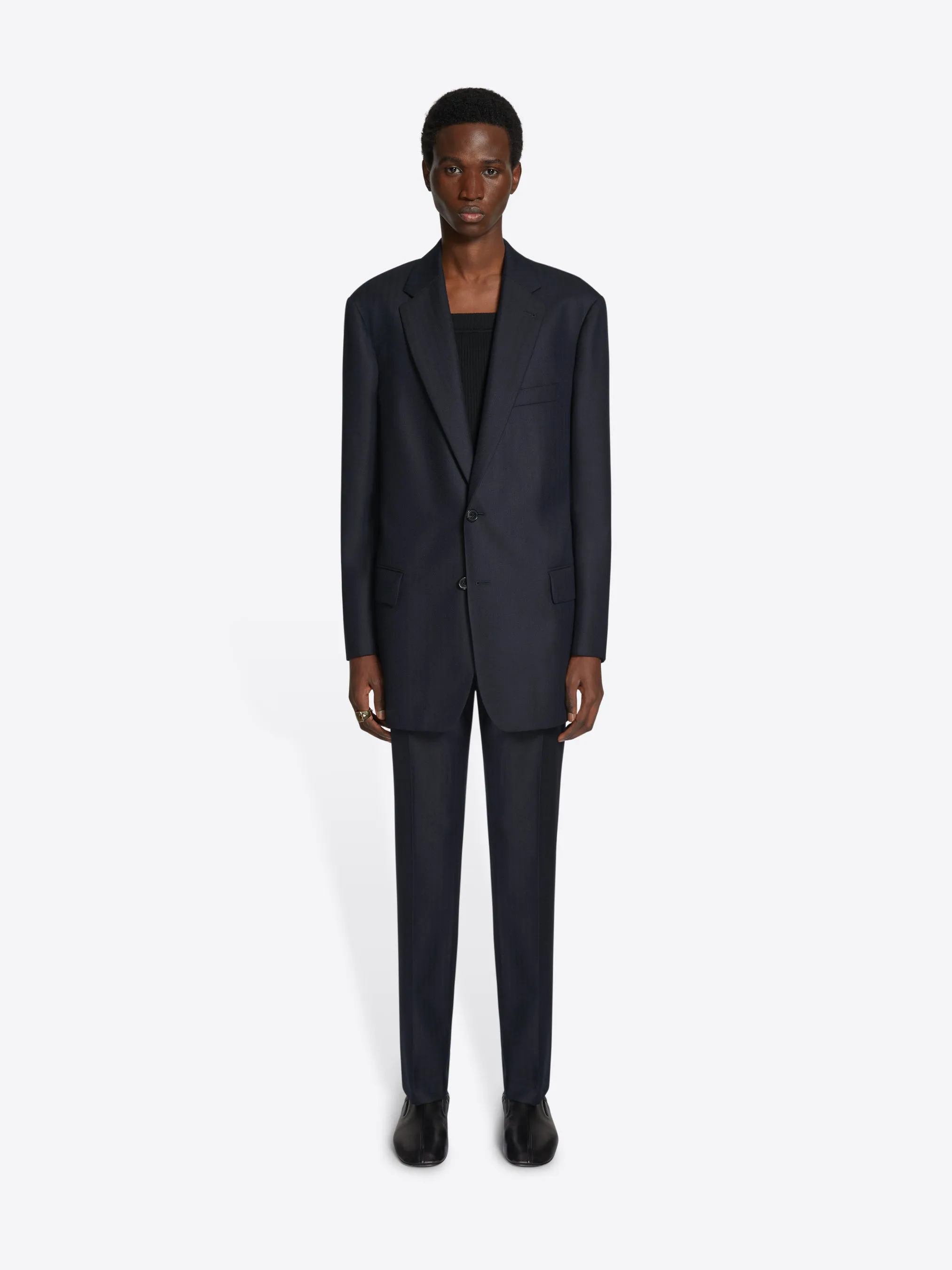 Wool slim fit pants sold by Dries Van Noten product image thumbnail 2