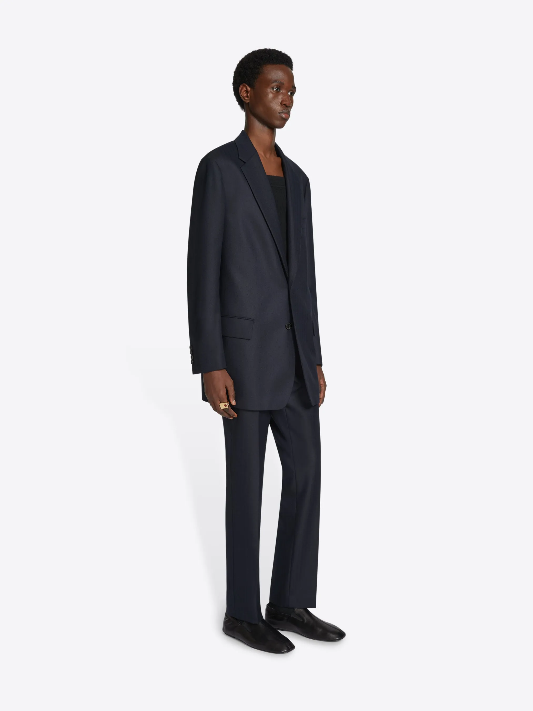 Wool slim fit pants sold by Dries Van Noten product image thumbnail 4