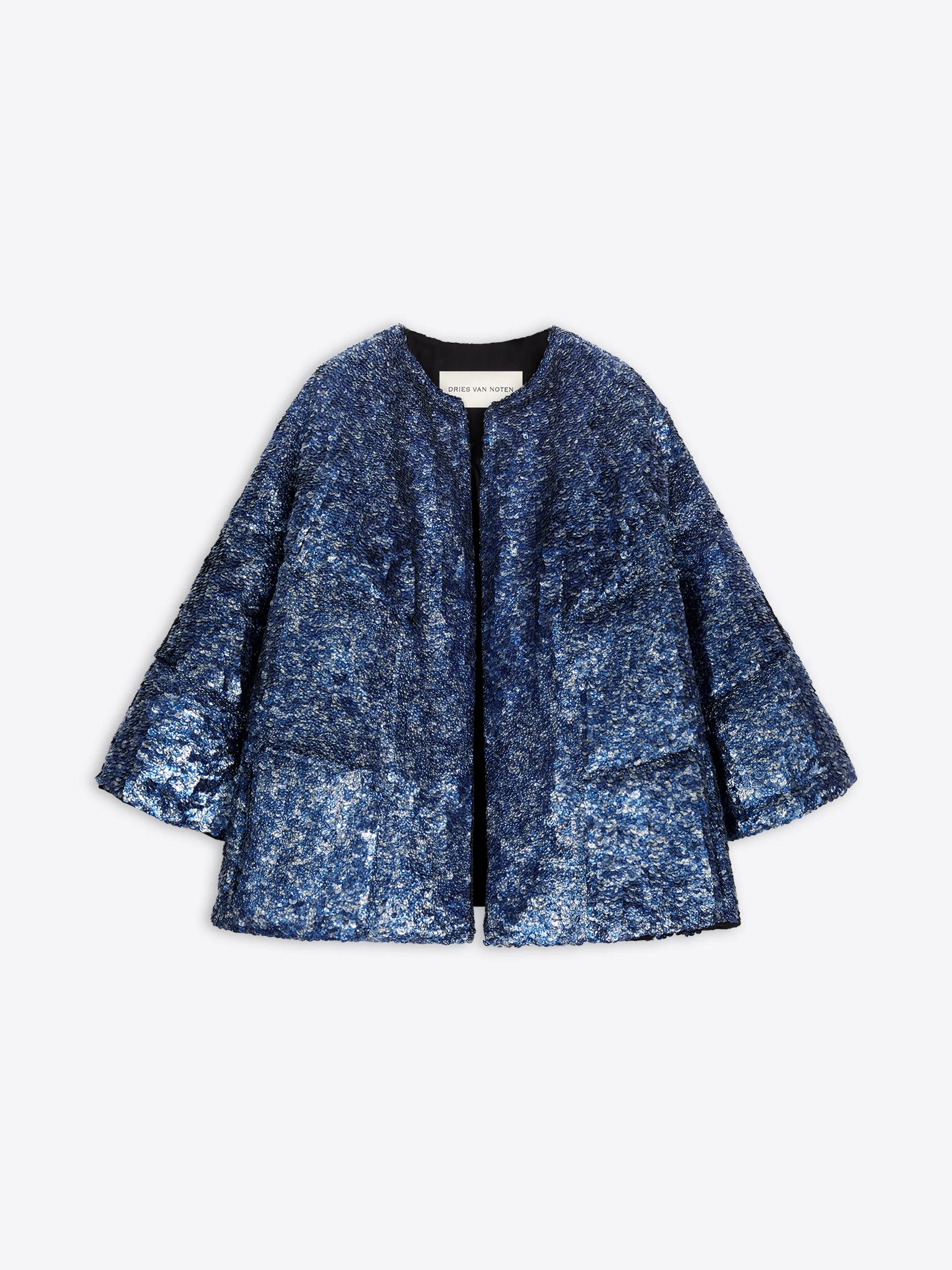 Embellished cocoon jacket sold by Dries Van Noten
