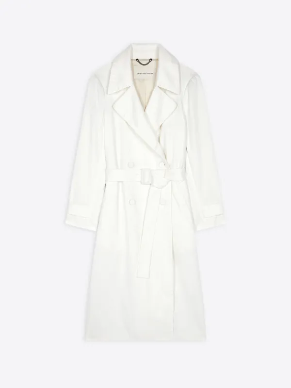 Cotton mac made by Dries Van Noten