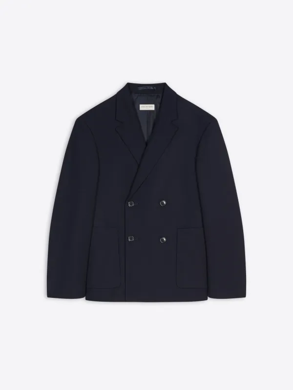Wool boxy blazer sold by Dries Van Noten