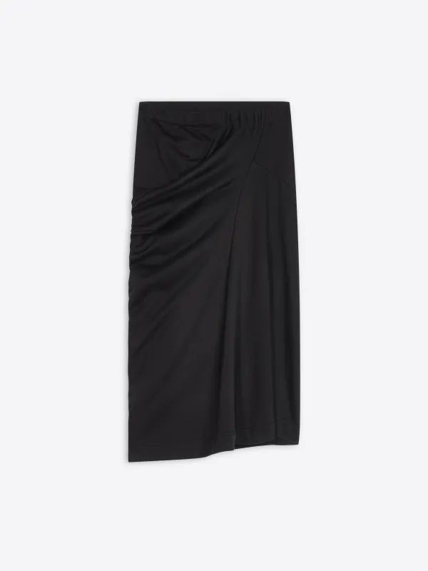 Draped cotton skirt sold by Dries Van Noten