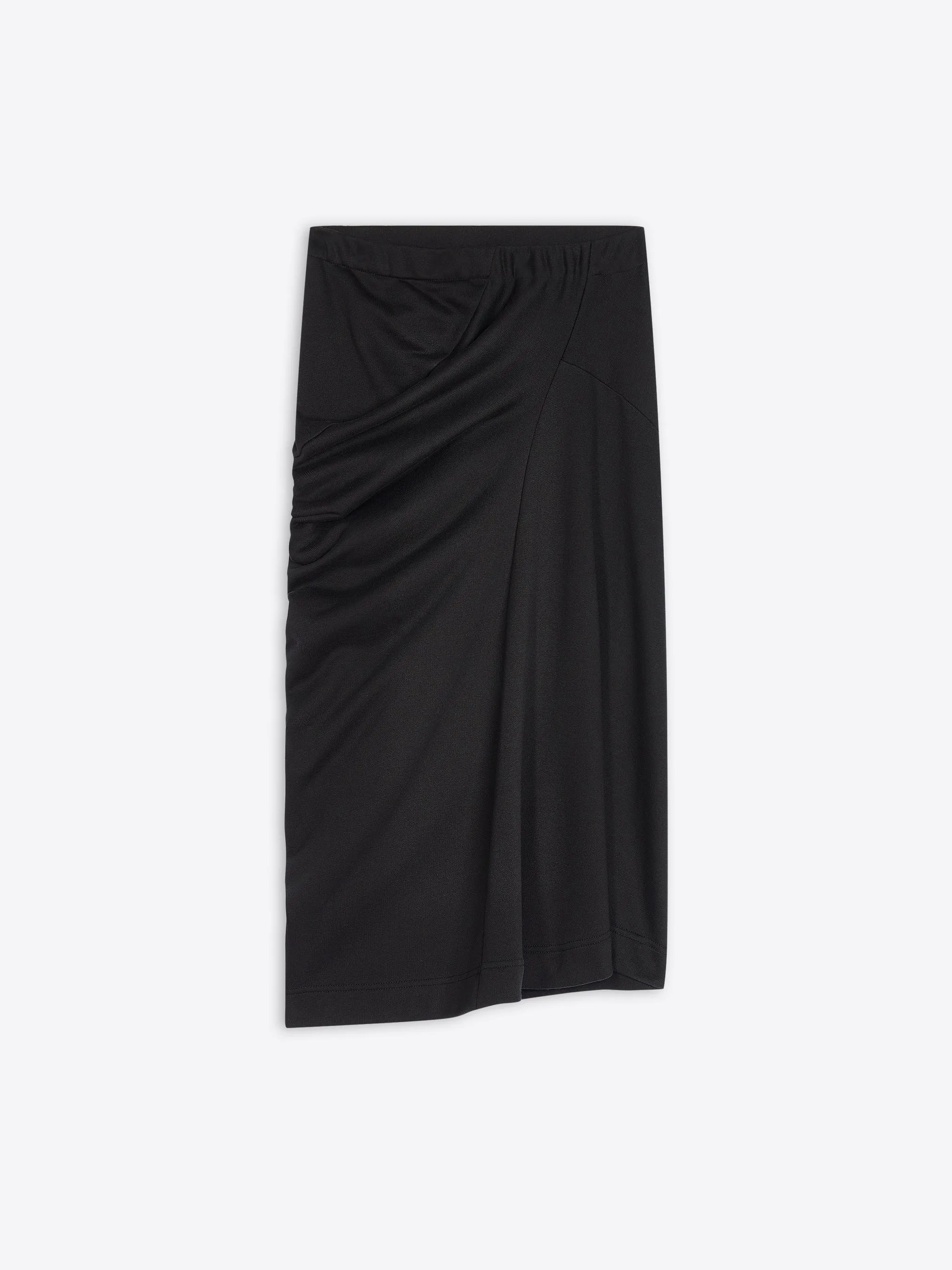 Draped cotton skirt sold by Dries Van Noten