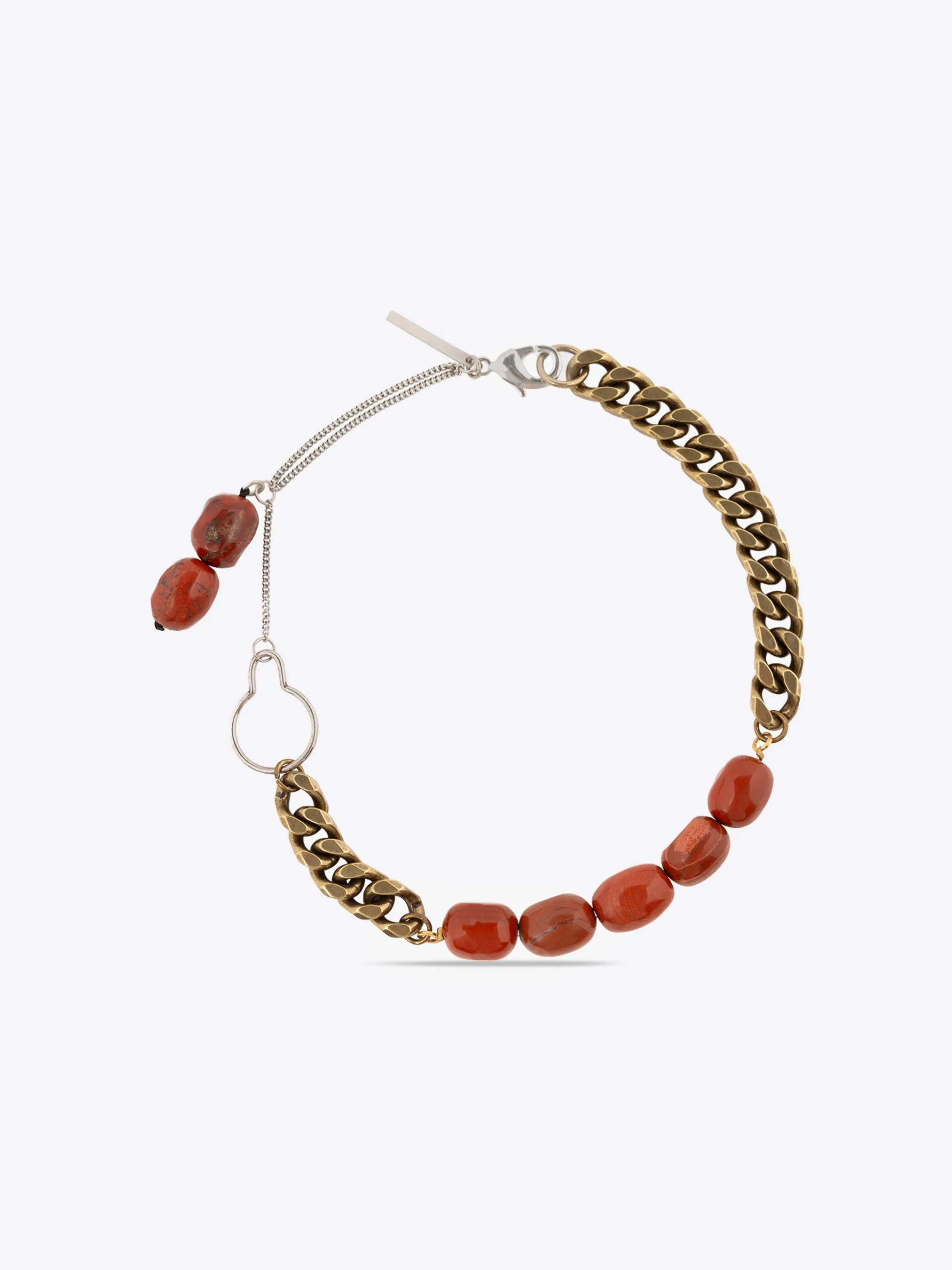 Stone chain necklace sold by Dries Van Noten product image thumbnail 2