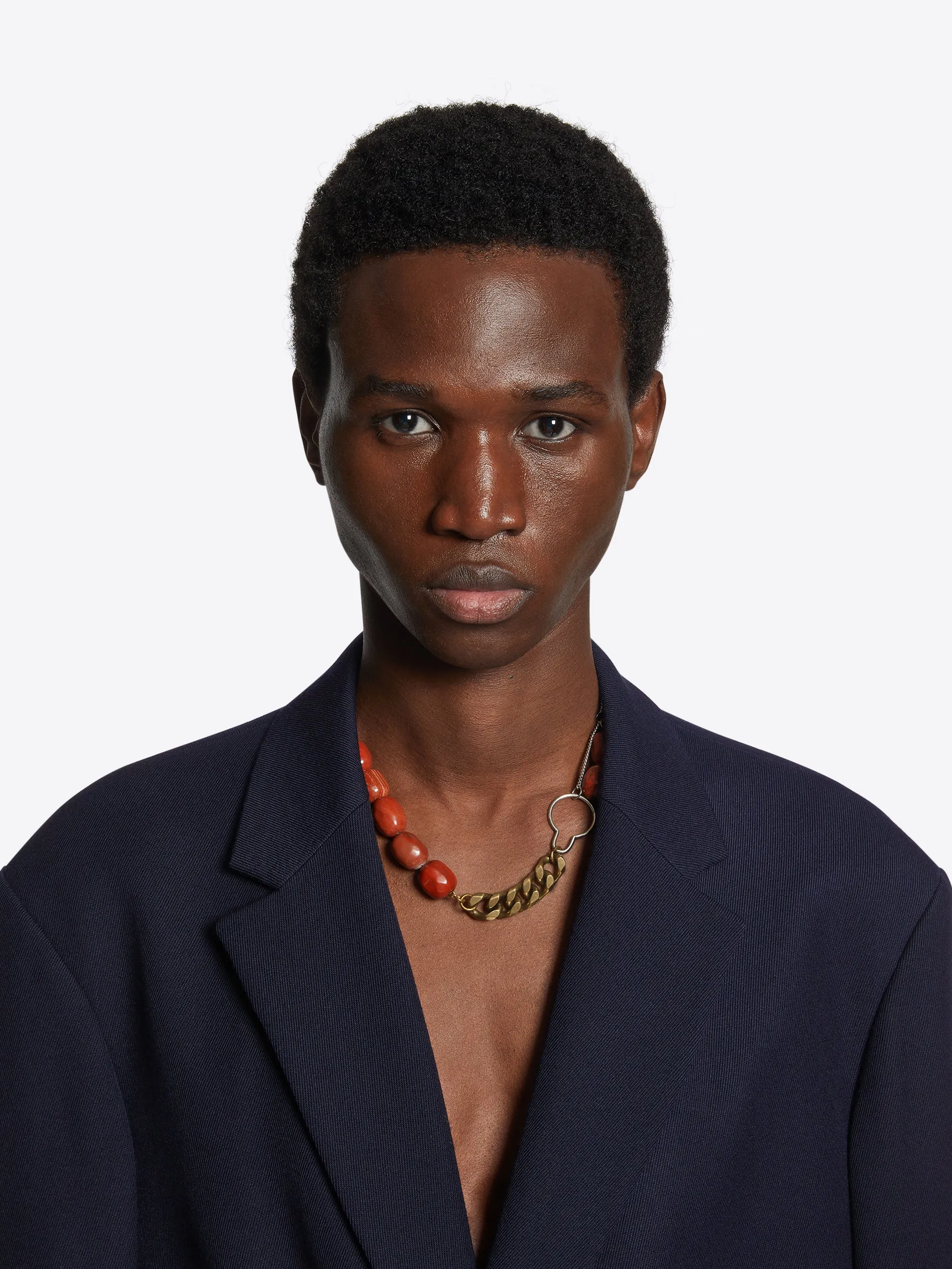 Stone chain necklace sold by Dries Van Noten product image thumbnail 4