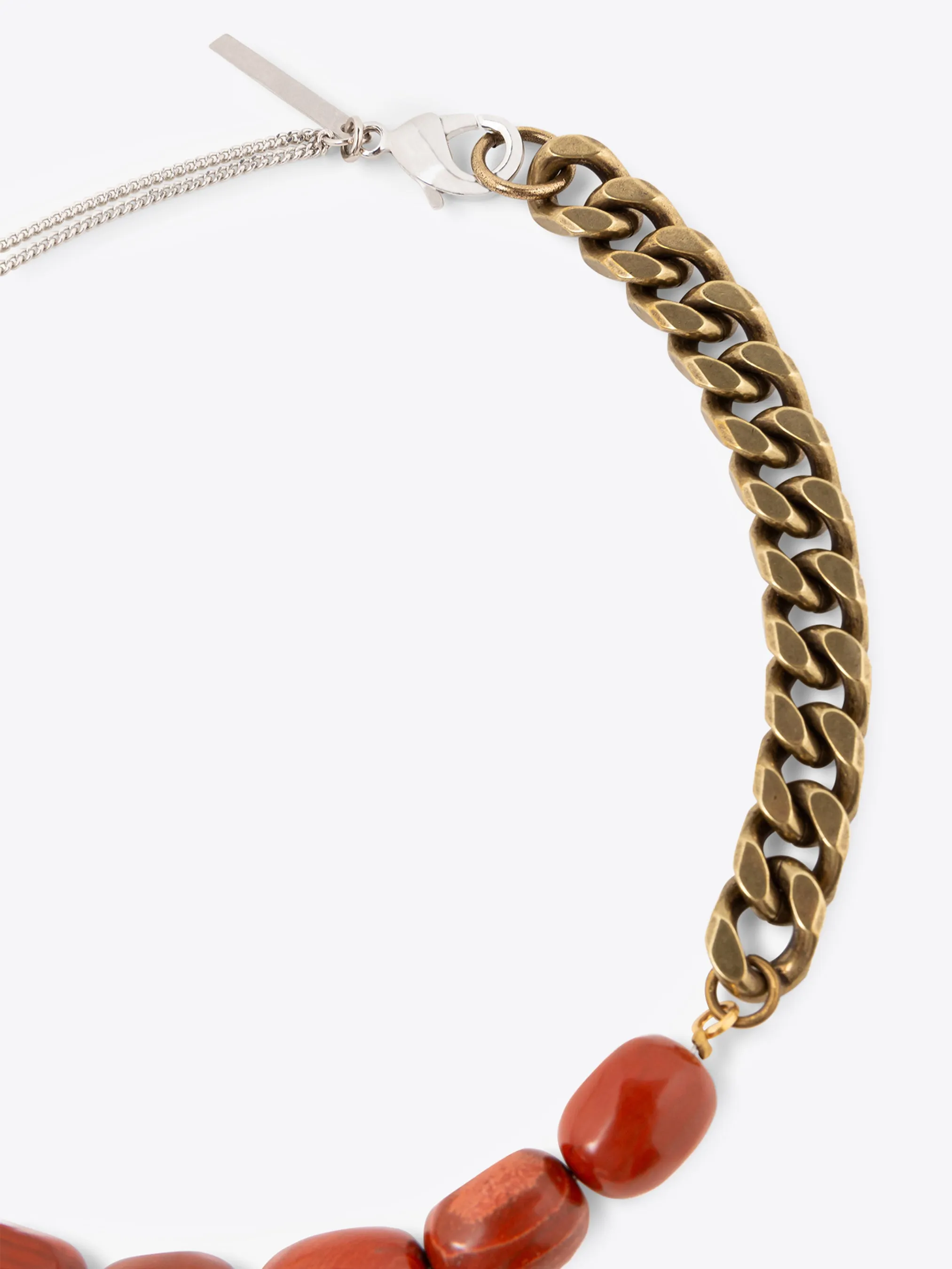 Stone chain necklace sold by Dries Van Noten product image thumbnail 3