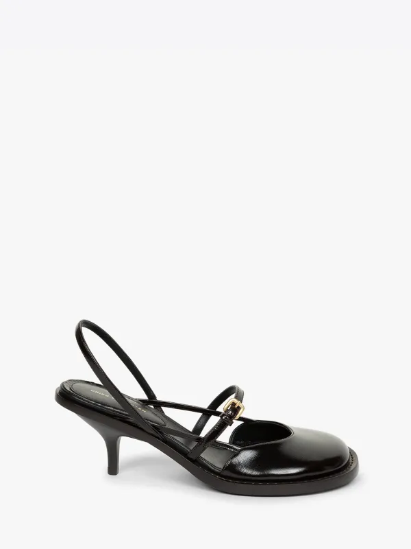 Leather slingback pumps sold by Dries Van Noten
