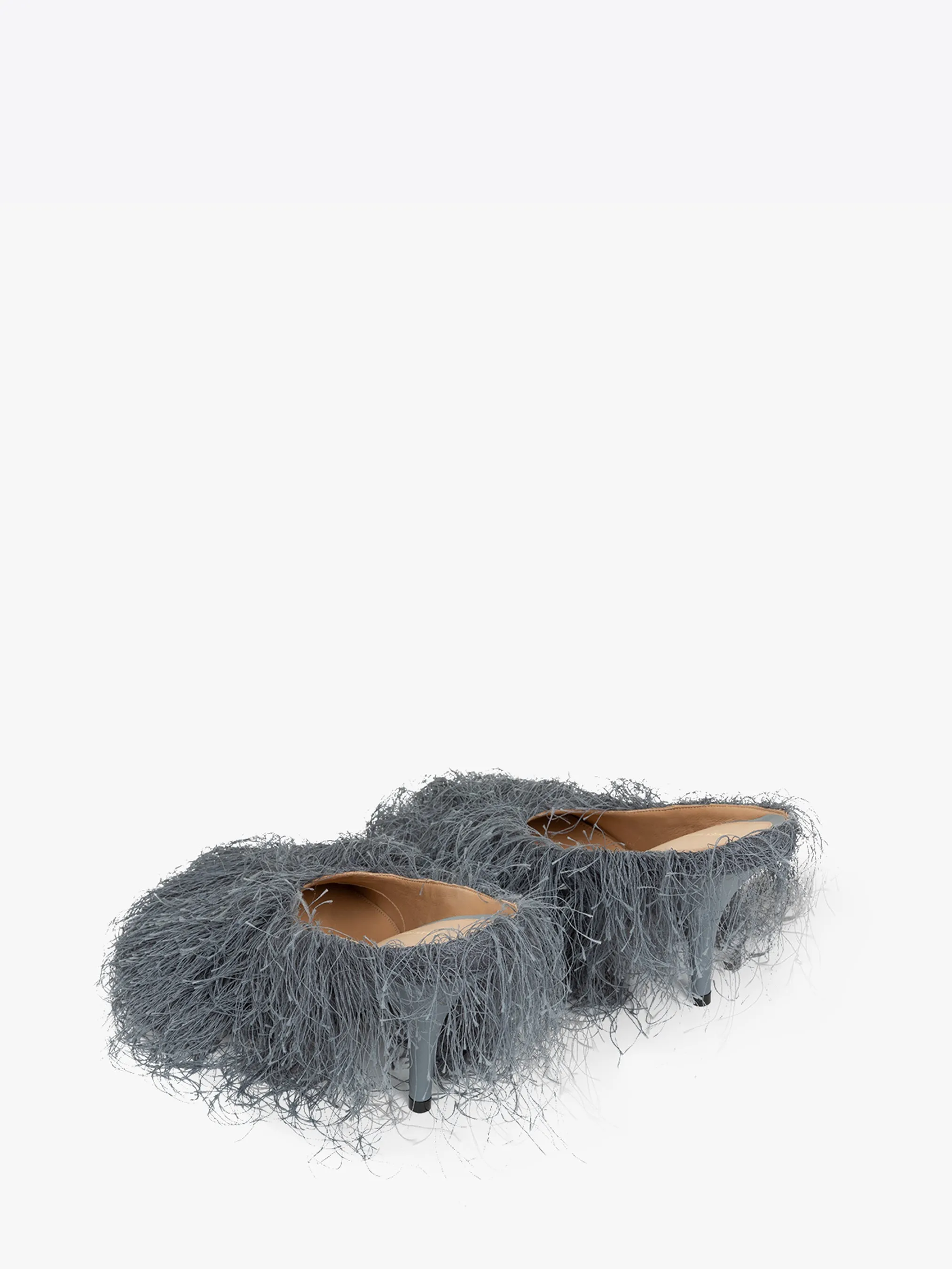 Heeled fringed mules sold by Dries Van Noten product image thumbnail 4