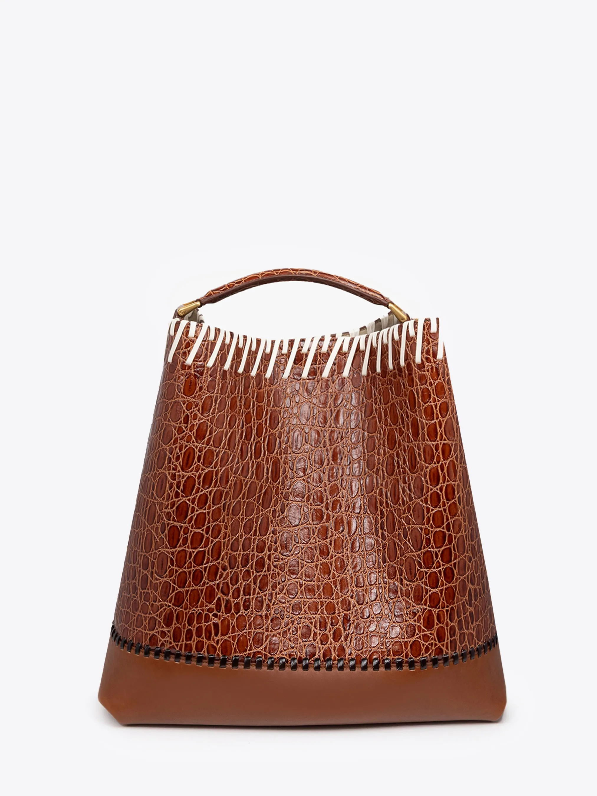 Leather bucket bag sold by Dries Van Noten product image thumbnail 2