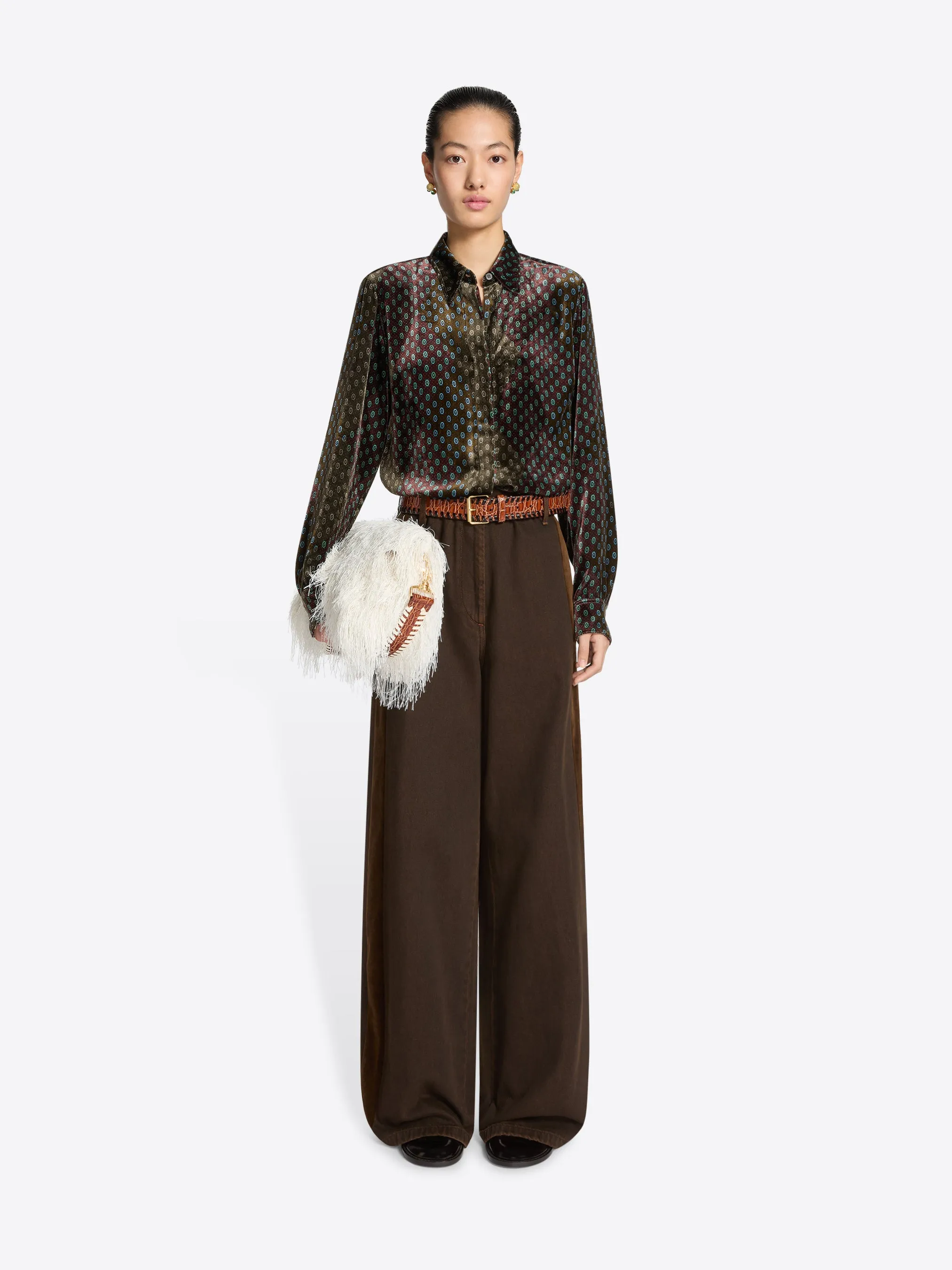 Embellished leather belt sold by Dries Van Noten product image thumbnail 4