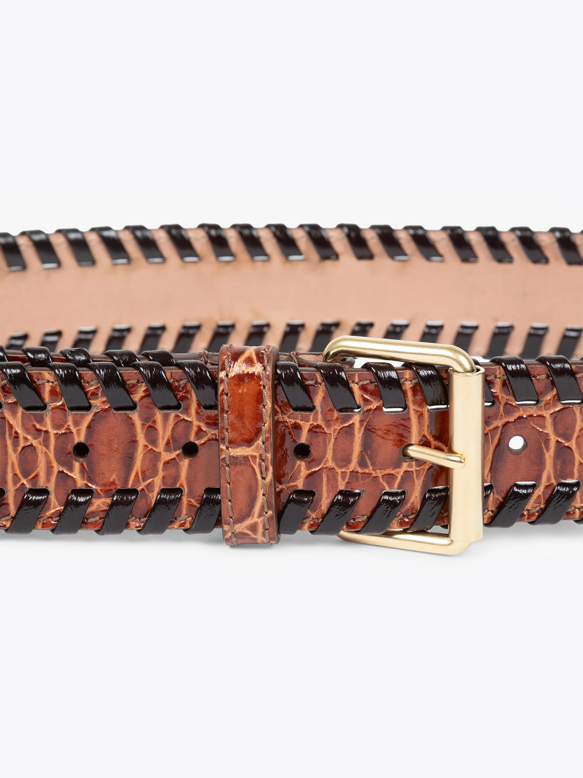 Embellished leather belt sold by Dries Van Noten product image thumbnail 3