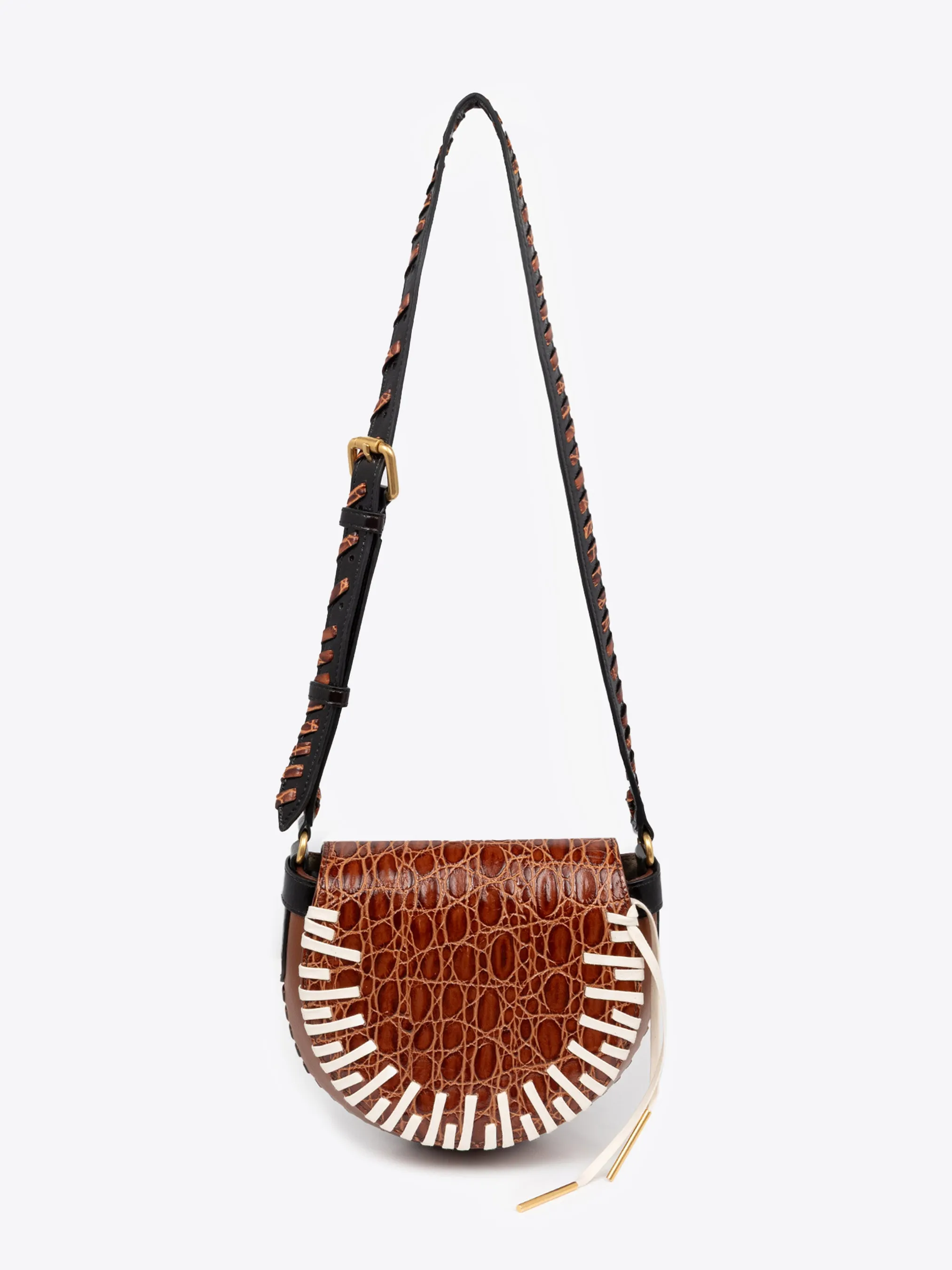 Leather crossbody bag sold by Dries Van Noten
